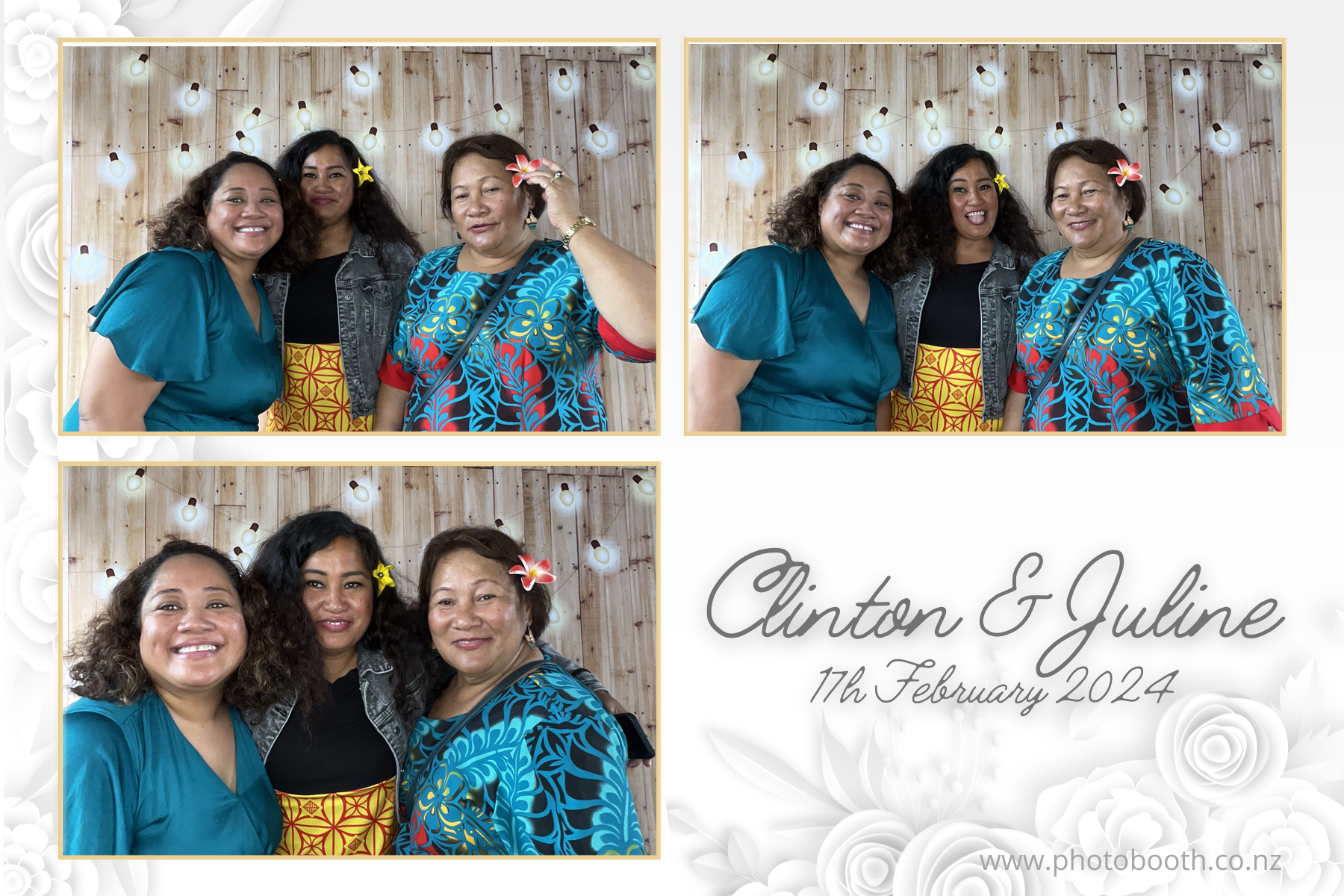 Clinton & Juline's Wedding | View more photos from the event at gallery.photobooth.co.nz/u/SelfieCentral/Clinton-Julines-Wedding