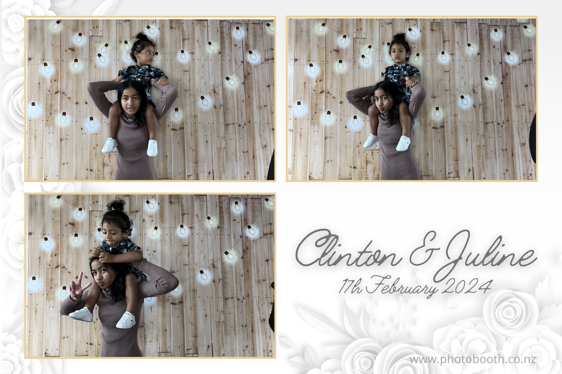 Clinton & Juline's Wedding | View more photos from the event at gallery.photobooth.co.nz/u/SelfieCentral/Clinton-Julines-Wedding