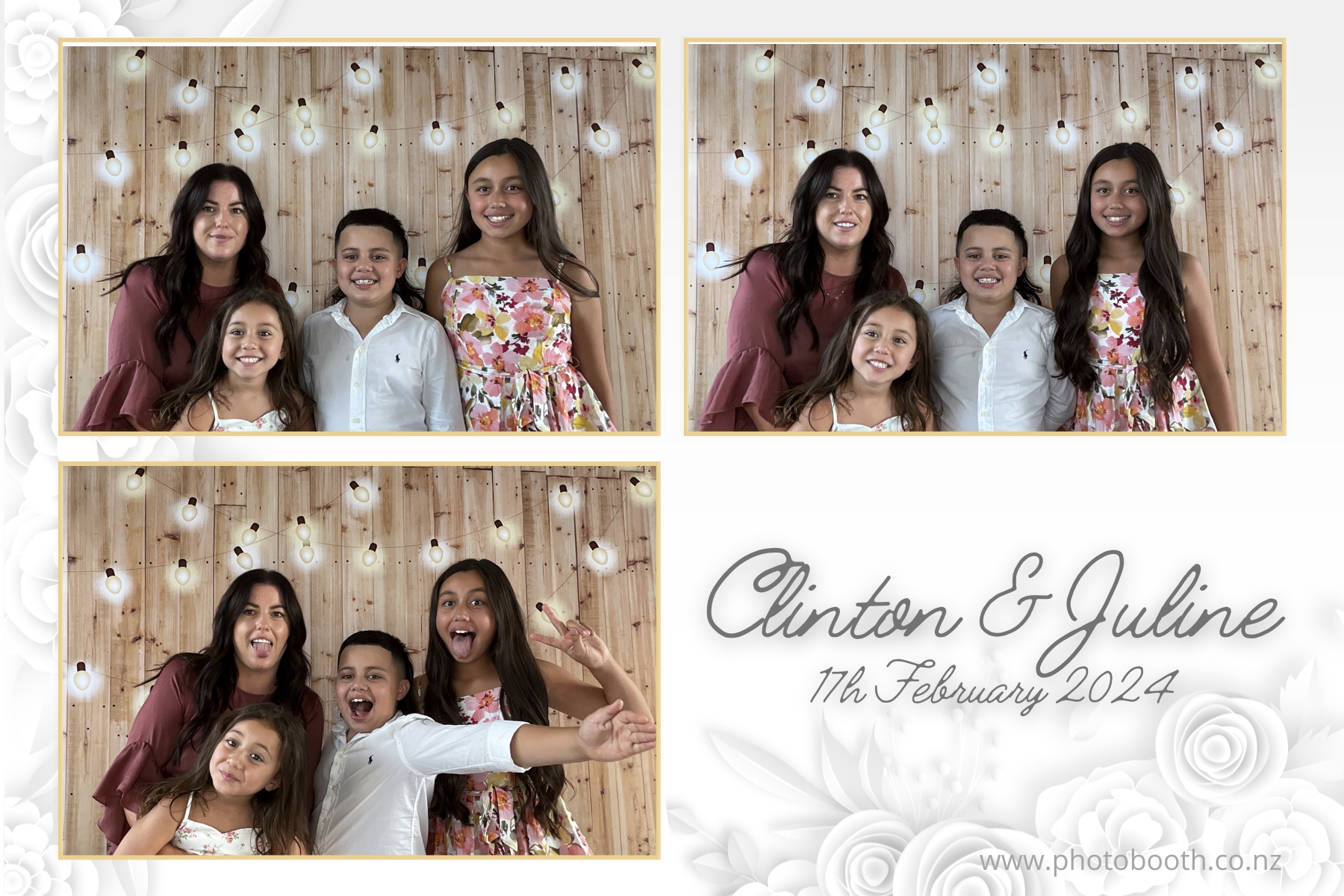 Clinton & Juline's Wedding | View more photos from the event at gallery.photobooth.co.nz/u/SelfieCentral/Clinton-Julines-Wedding