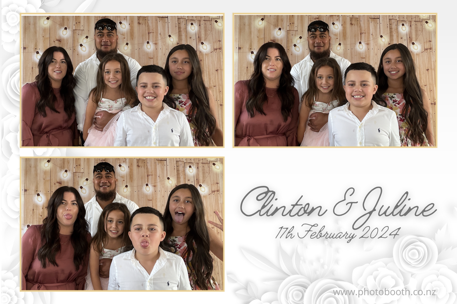 Clinton & Juline's Wedding | View more photos from the event at gallery.photobooth.co.nz/u/SelfieCentral/Clinton-Julines-Wedding
