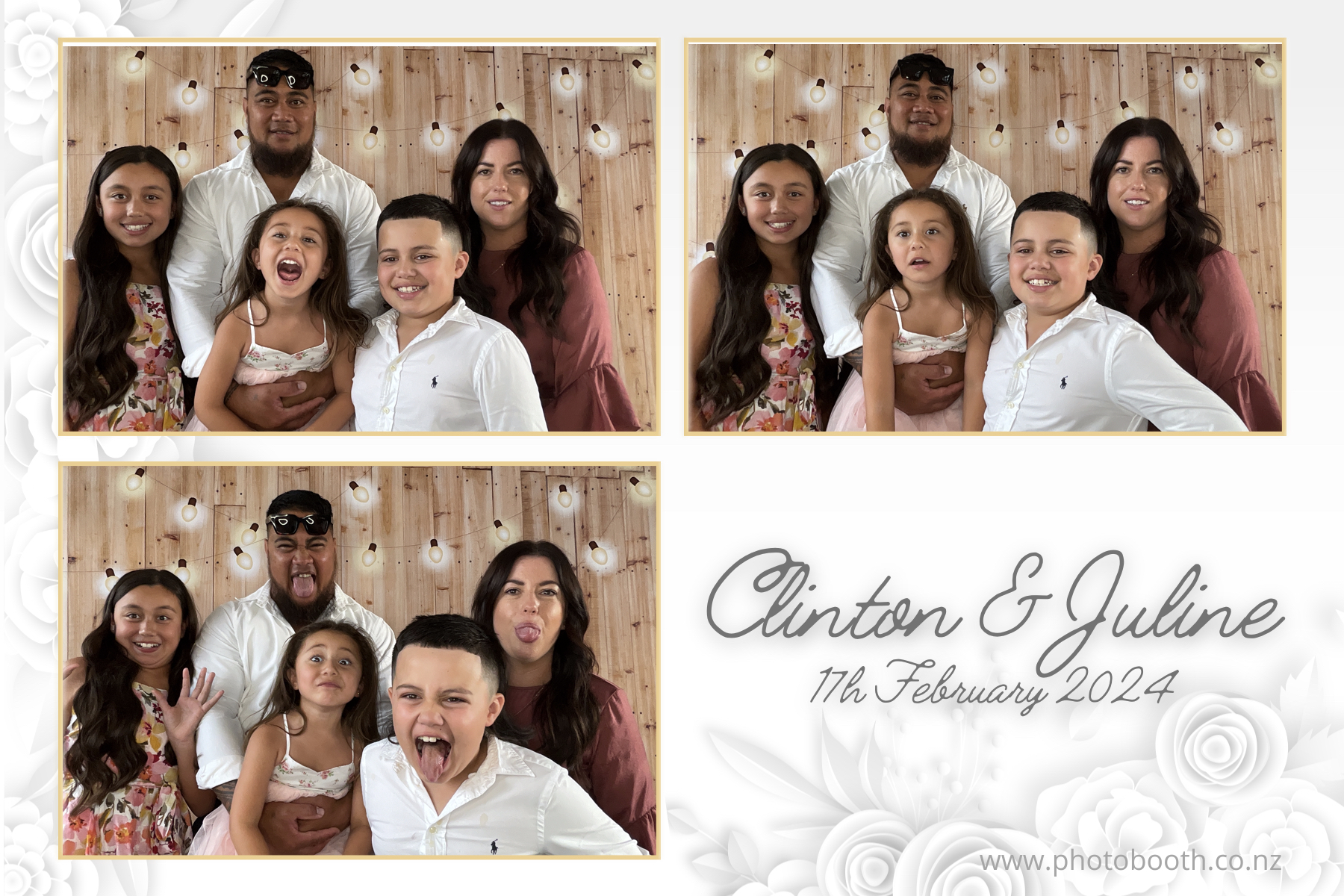 Clinton & Juline's Wedding | View more photos from the event at gallery.photobooth.co.nz/u/SelfieCentral/Clinton-Julines-Wedding