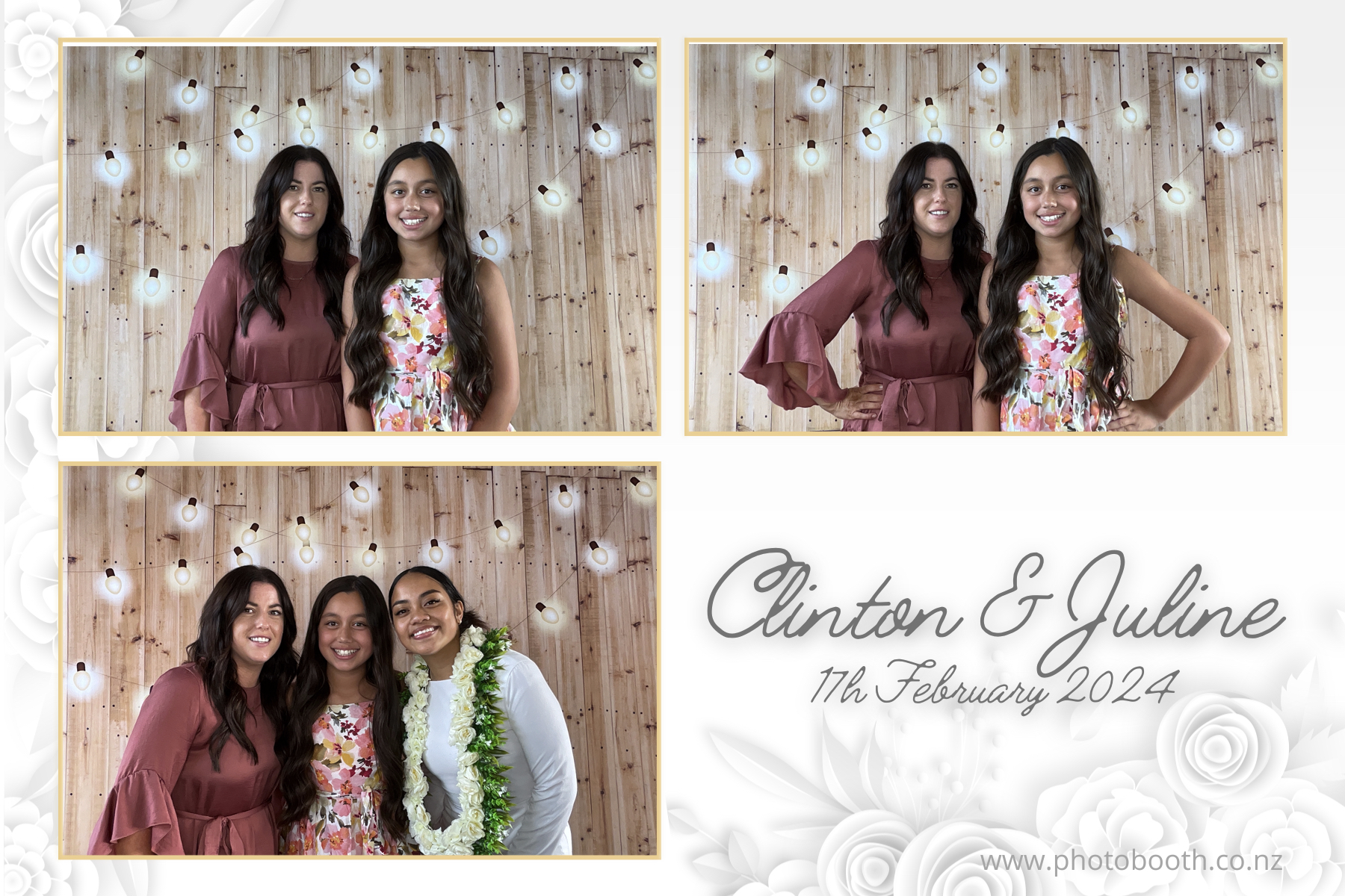Clinton & Juline's Wedding | View more photos from the event at gallery.photobooth.co.nz/u/SelfieCentral/Clinton-Julines-Wedding
