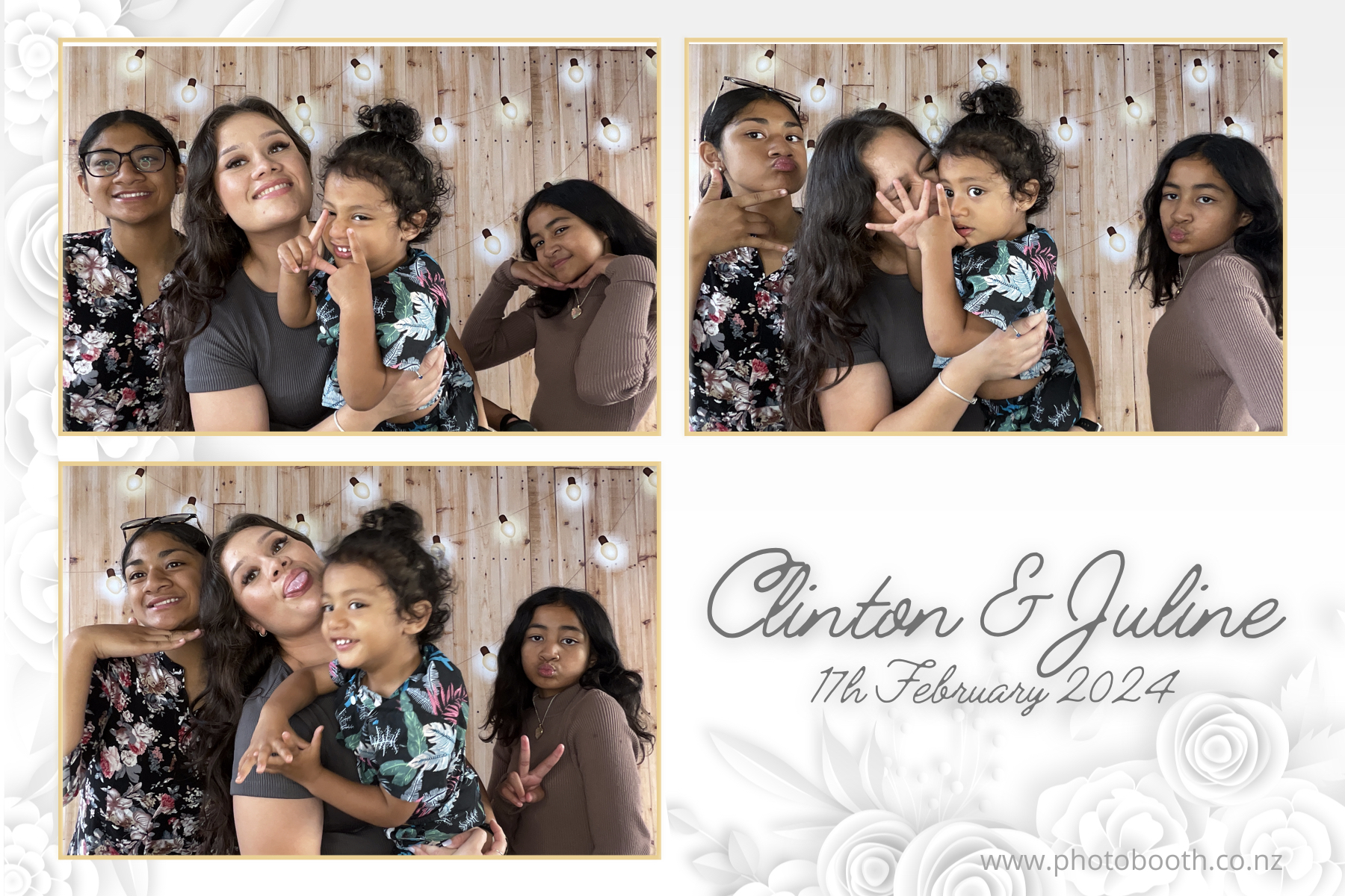 Clinton & Juline's Wedding | View more photos from the event at gallery.photobooth.co.nz/u/SelfieCentral/Clinton-Julines-Wedding