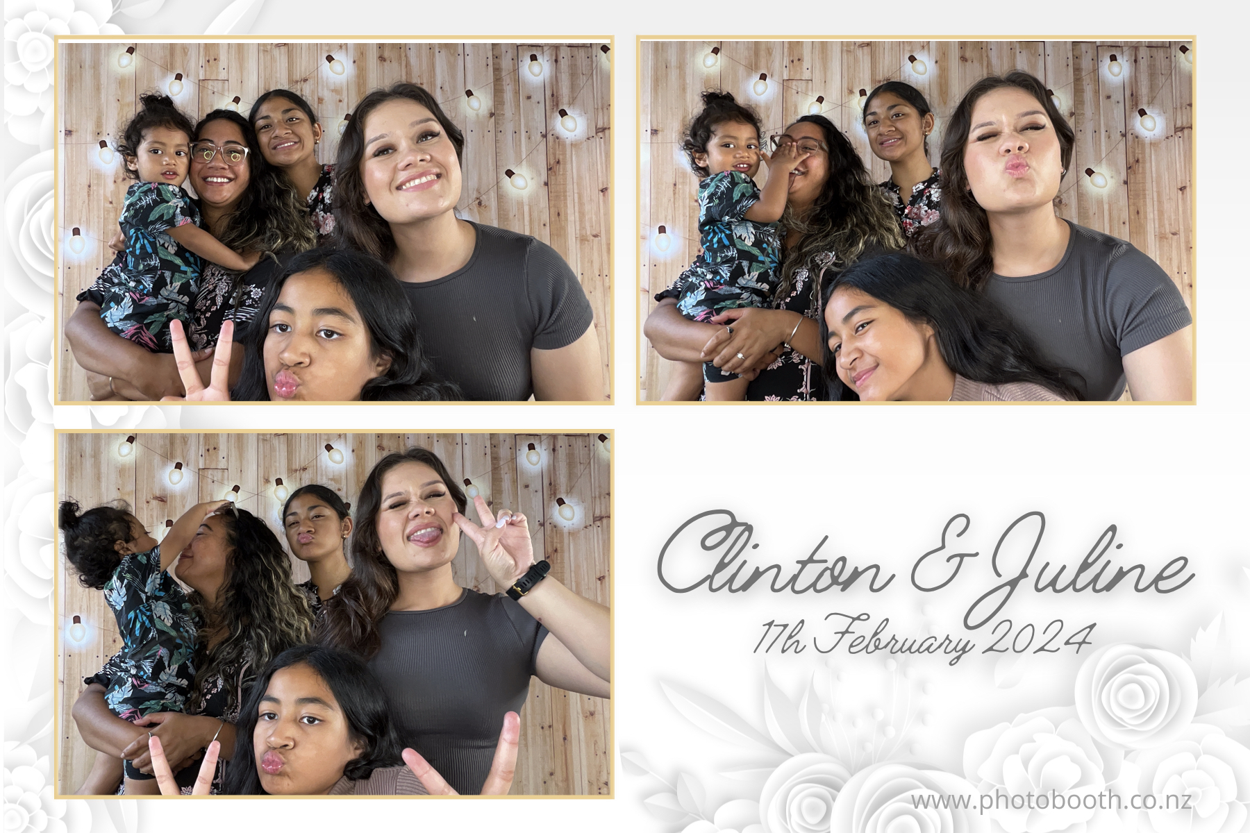Clinton & Juline's Wedding | View more photos from the event at gallery.photobooth.co.nz/u/SelfieCentral/Clinton-Julines-Wedding