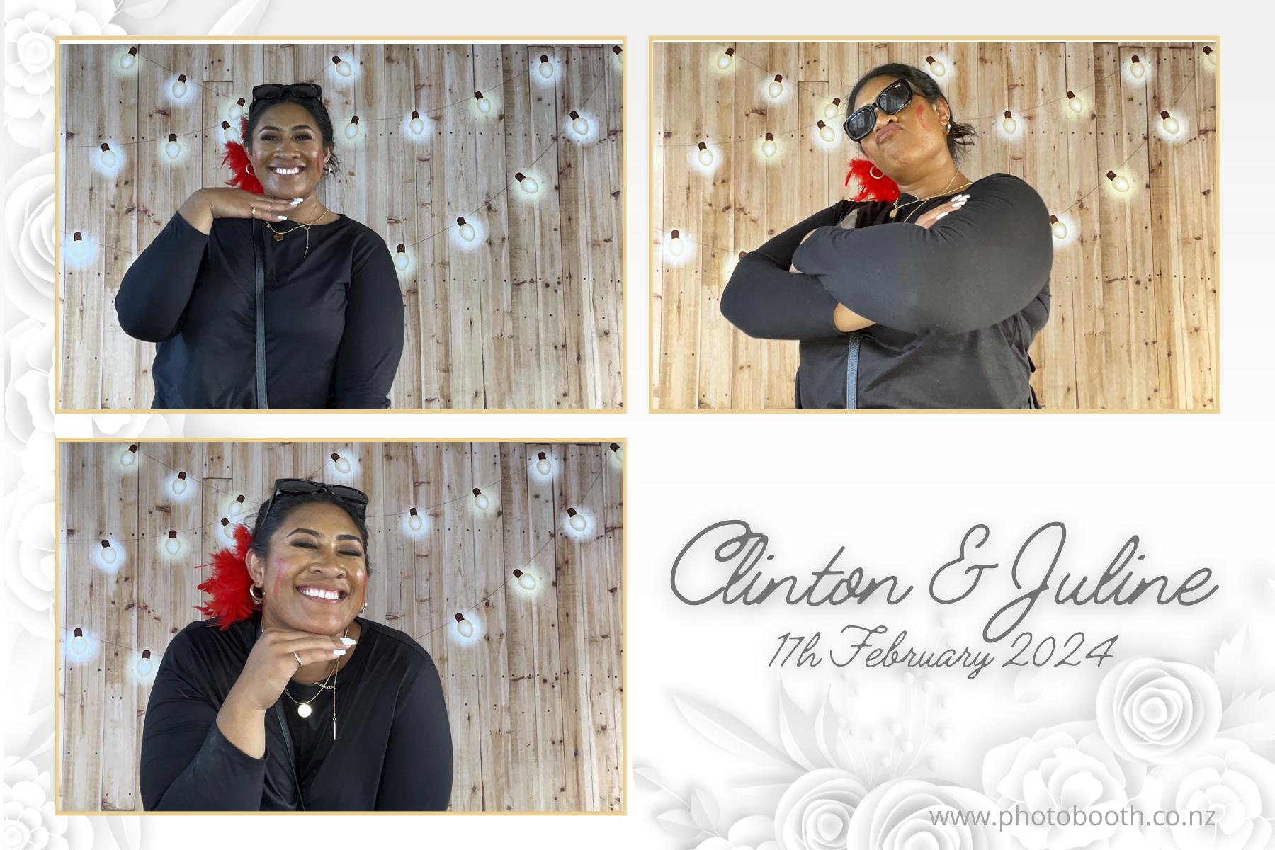 Clinton & Juline's Wedding | View more photos from the event at gallery.photobooth.co.nz/u/SelfieCentral/Clinton-Julines-Wedding