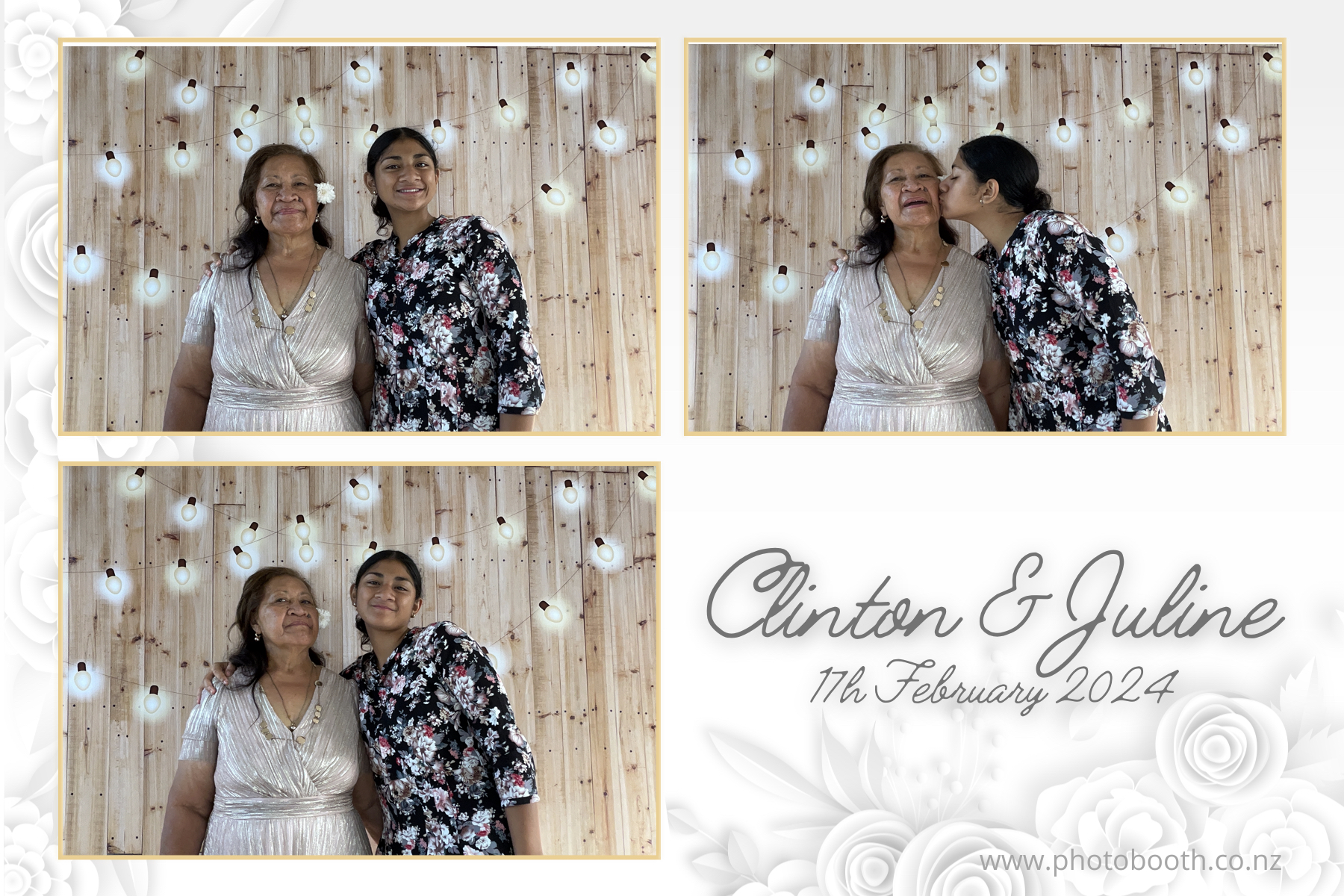 Clinton & Juline's Wedding | View more photos from the event at gallery.photobooth.co.nz/u/SelfieCentral/Clinton-Julines-Wedding