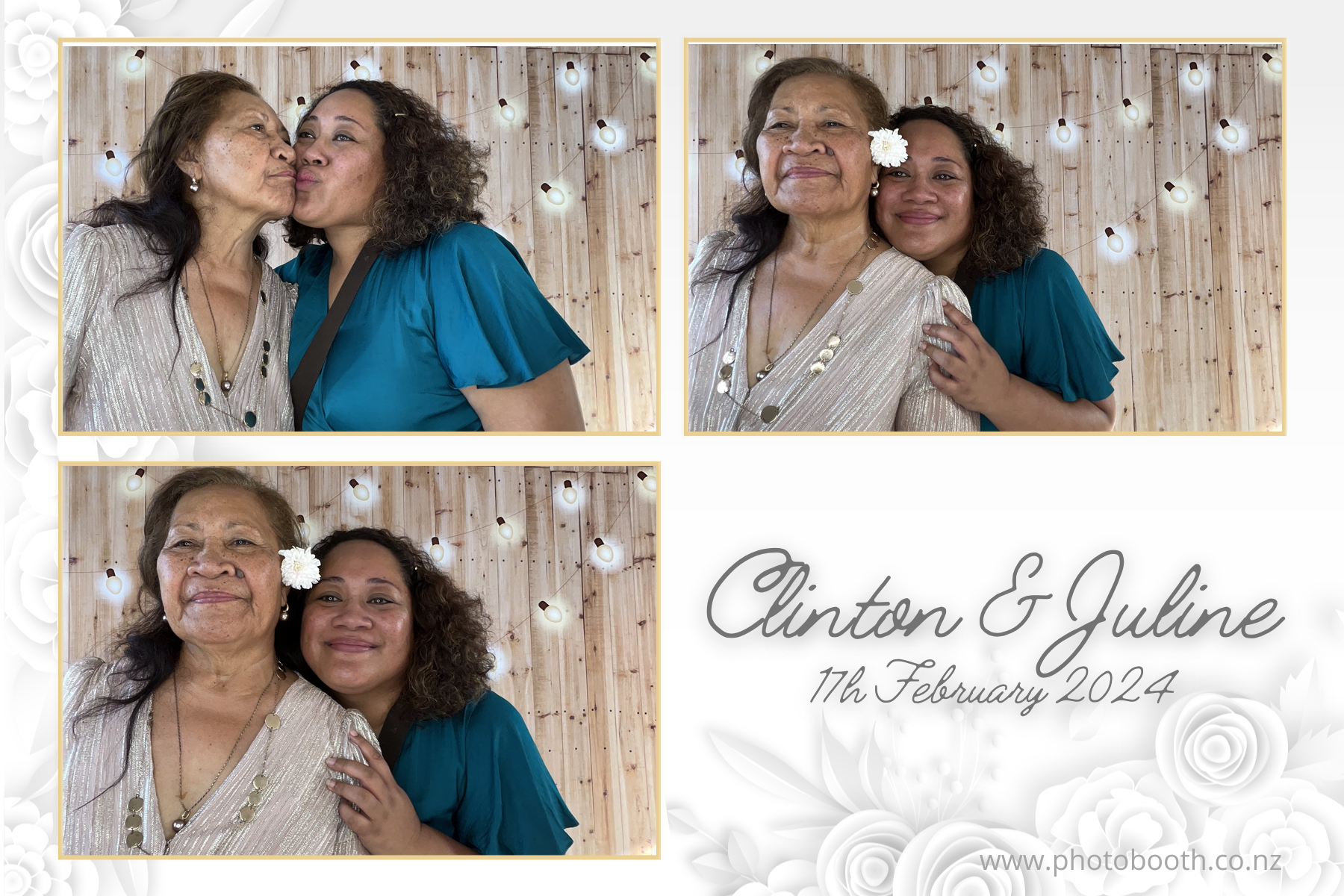 Clinton & Juline's Wedding | View more photos from the event at gallery.photobooth.co.nz/u/SelfieCentral/Clinton-Julines-Wedding