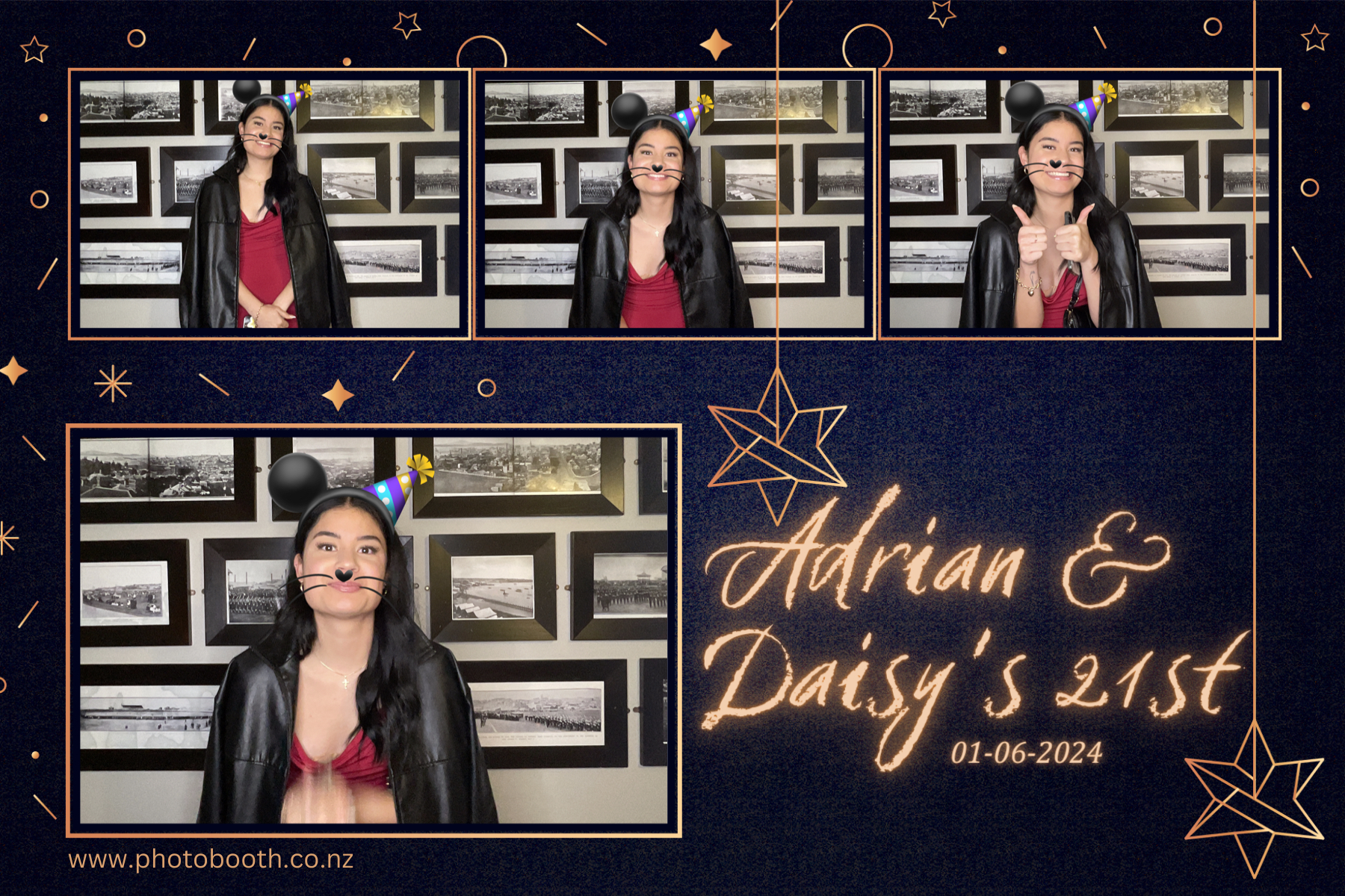 Daisy & Adrian's 21st Birthday | View more photos from the event at gallery.photobooth.co.nz/u/SelfieCentral/Daisy-Adrians-21st-Birthday