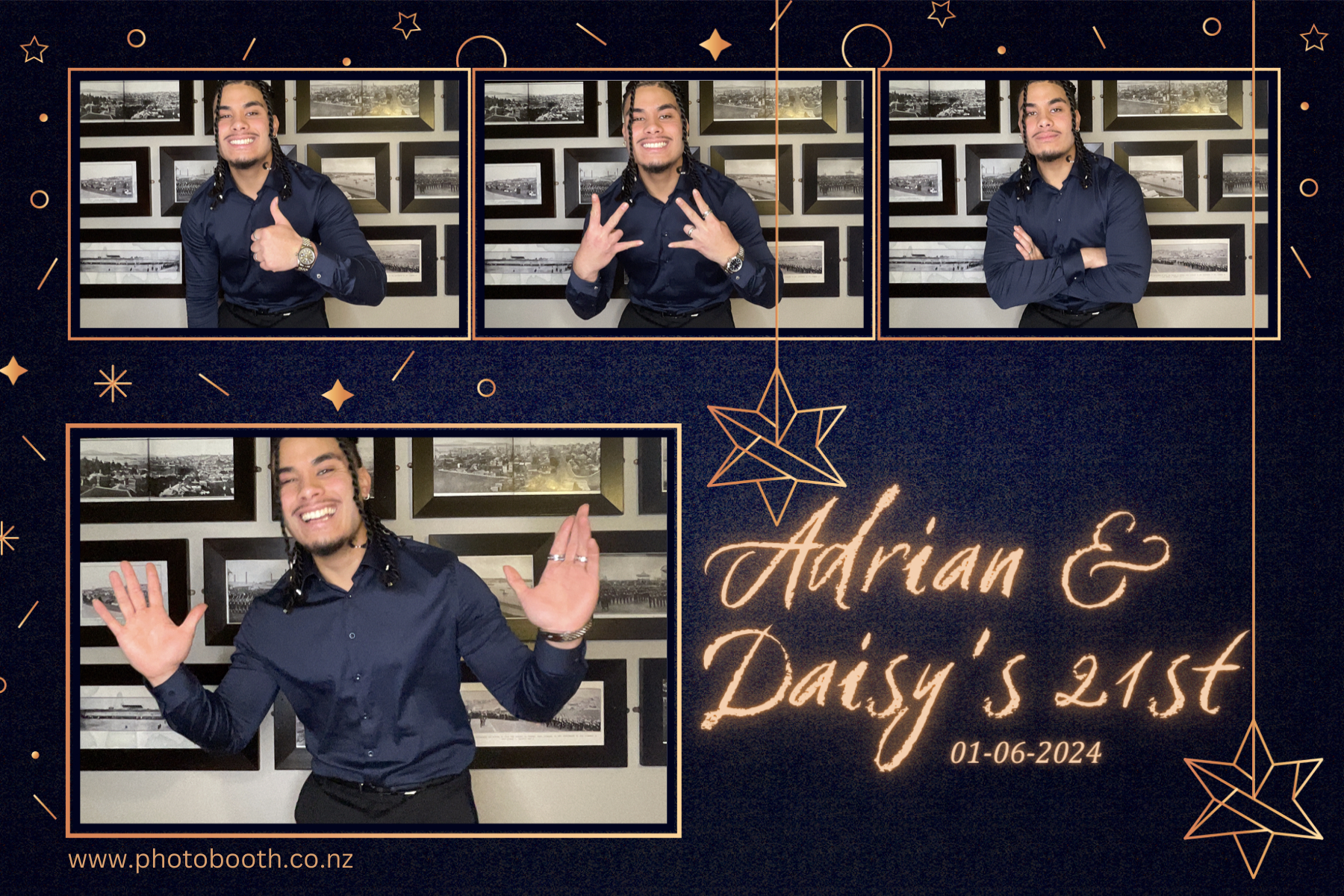 Daisy & Adrian's 21st Birthday | View more photos from the event at gallery.photobooth.co.nz/u/SelfieCentral/Daisy-Adrians-21st-Birthday