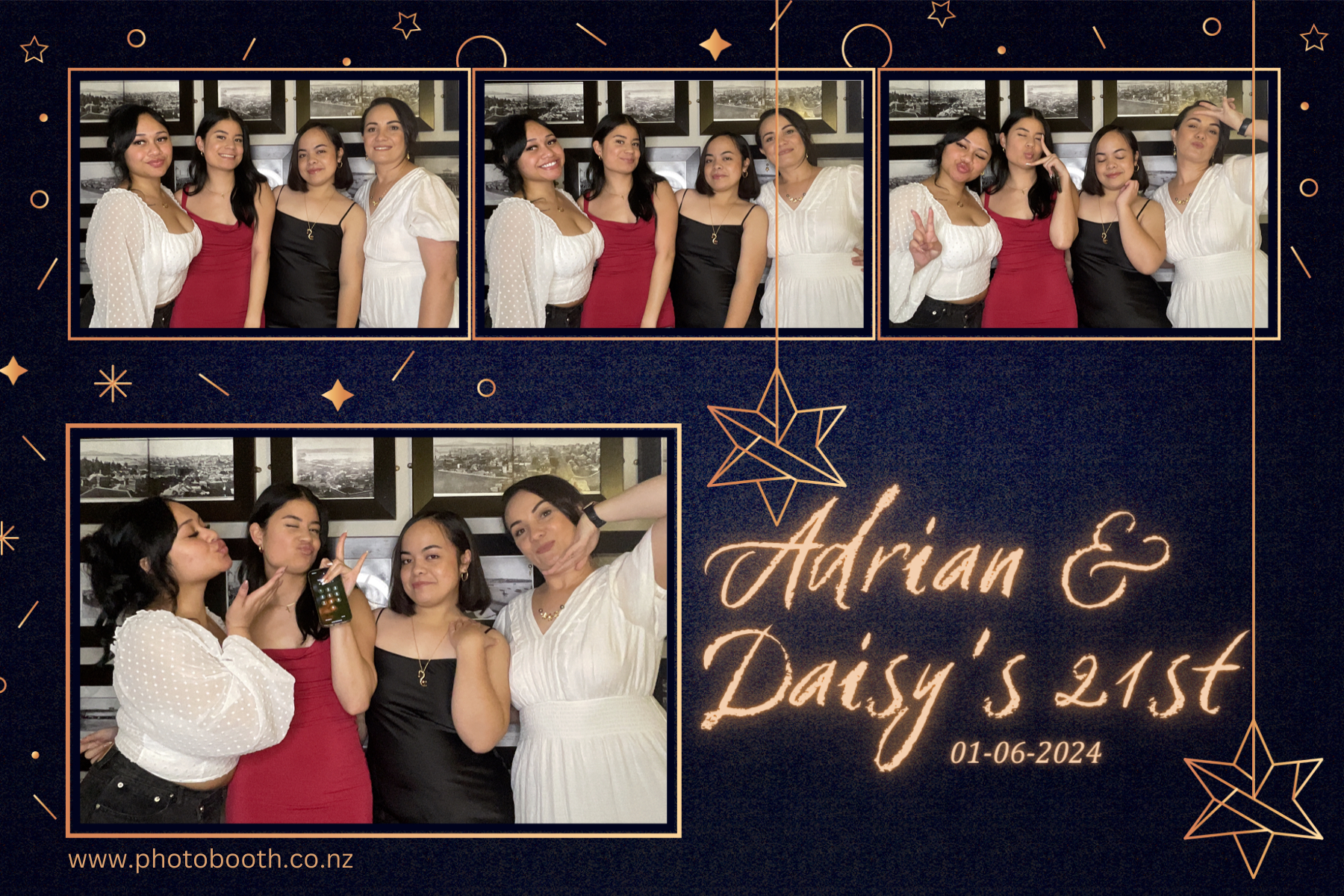 Daisy & Adrian's 21st Birthday | View more photos from the event at gallery.photobooth.co.nz/u/SelfieCentral/Daisy-Adrians-21st-Birthday