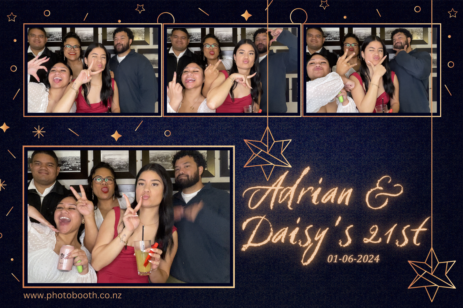 Daisy & Adrian's 21st Birthday | View more photos from the event at gallery.photobooth.co.nz/u/SelfieCentral/Daisy-Adrians-21st-Birthday