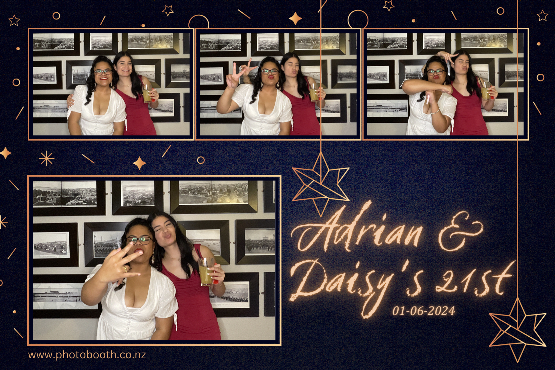 Daisy & Adrian's 21st Birthday | View more photos from the event at gallery.photobooth.co.nz/u/SelfieCentral/Daisy-Adrians-21st-Birthday