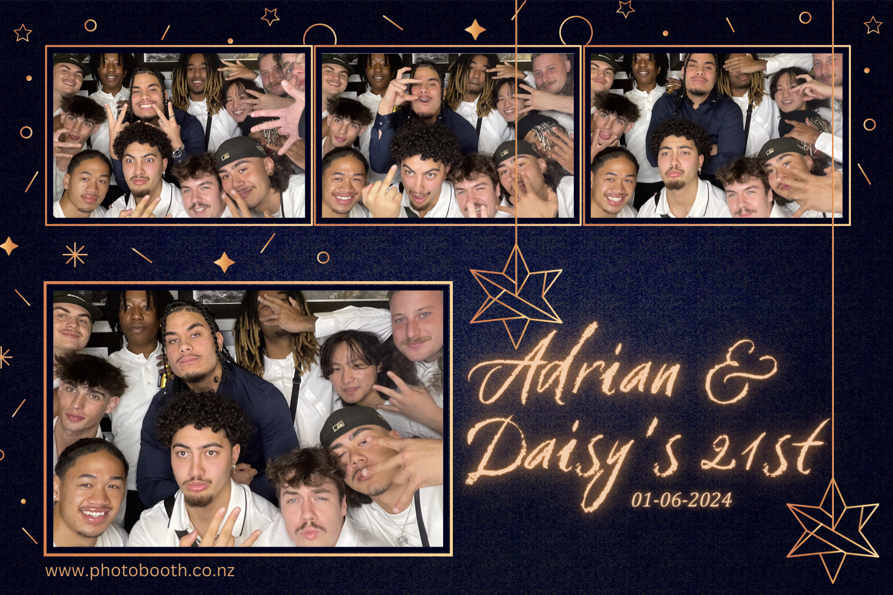 Daisy & Adrian's 21st Birthday | View more photos from the event at gallery.photobooth.co.nz/u/SelfieCentral/Daisy-Adrians-21st-Birthday