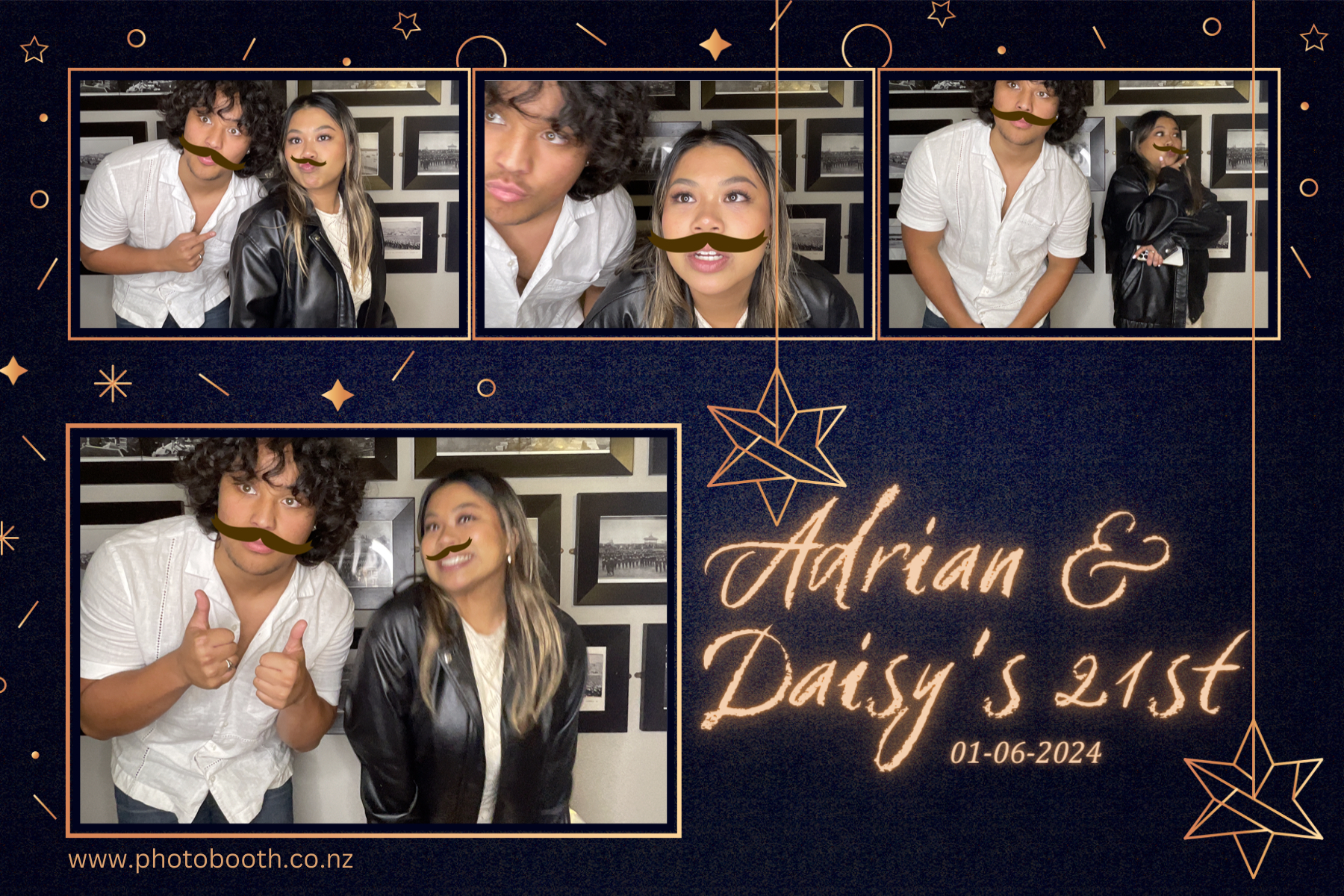 Daisy & Adrian's 21st Birthday | View more photos from the event at gallery.photobooth.co.nz/u/SelfieCentral/Daisy-Adrians-21st-Birthday