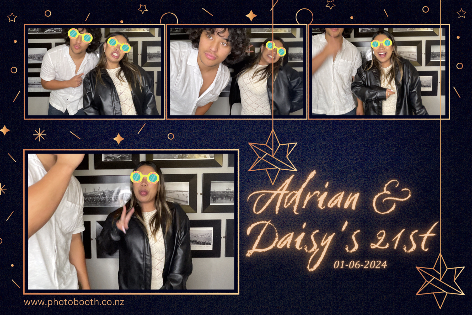 Daisy & Adrian's 21st Birthday | View more photos from the event at gallery.photobooth.co.nz/u/SelfieCentral/Daisy-Adrians-21st-Birthday