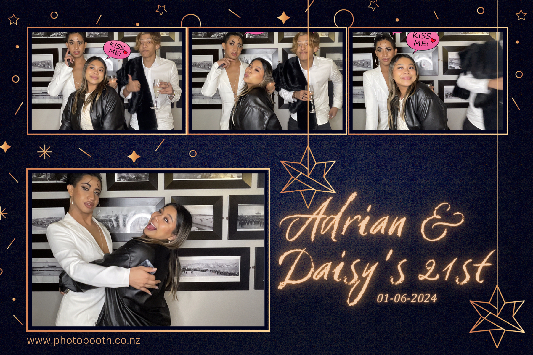 Daisy & Adrian's 21st Birthday | View more photos from the event at gallery.photobooth.co.nz/u/SelfieCentral/Daisy-Adrians-21st-Birthday
