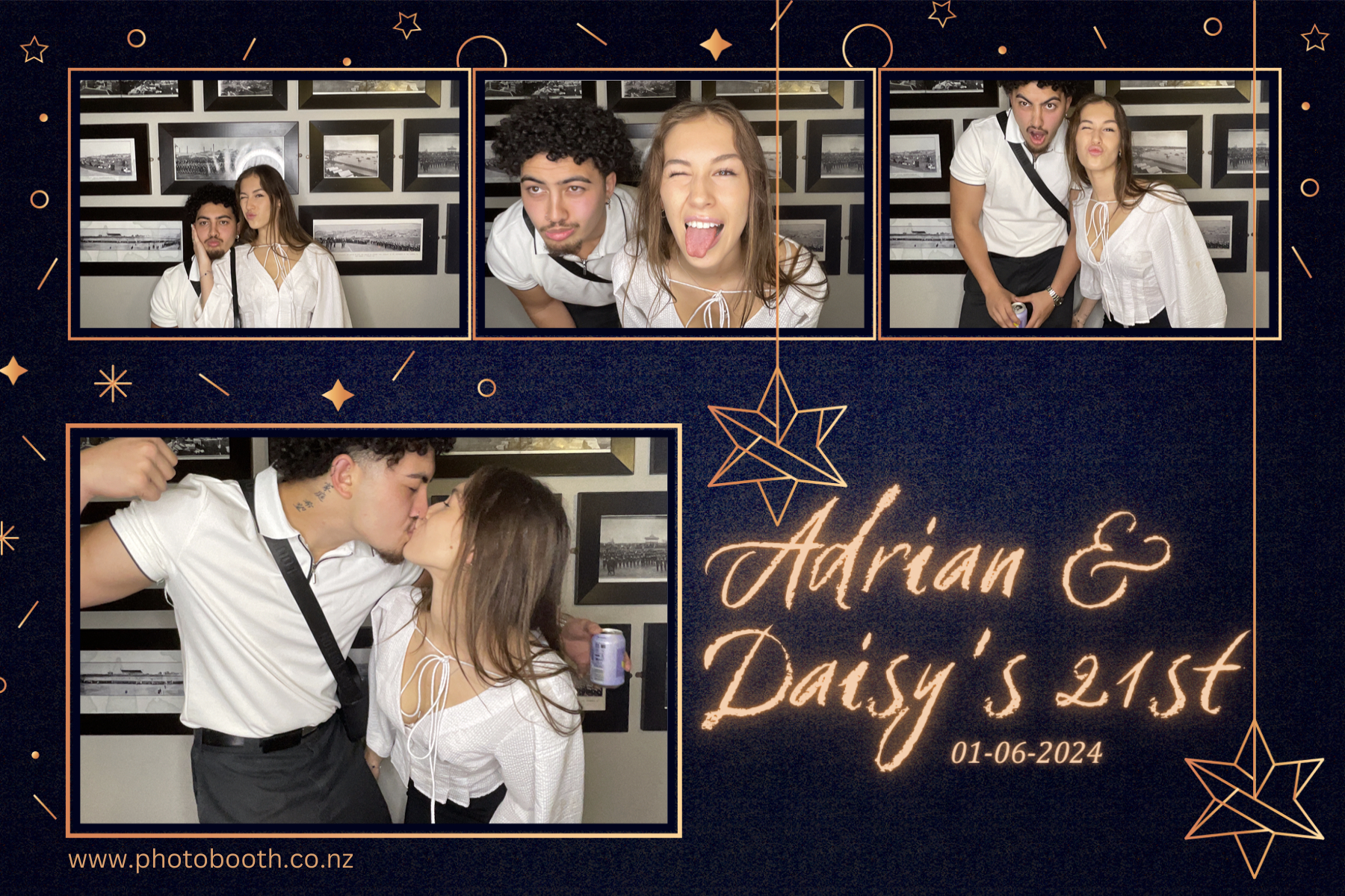 Daisy & Adrian's 21st Birthday | View more photos from the event at gallery.photobooth.co.nz/u/SelfieCentral/Daisy-Adrians-21st-Birthday