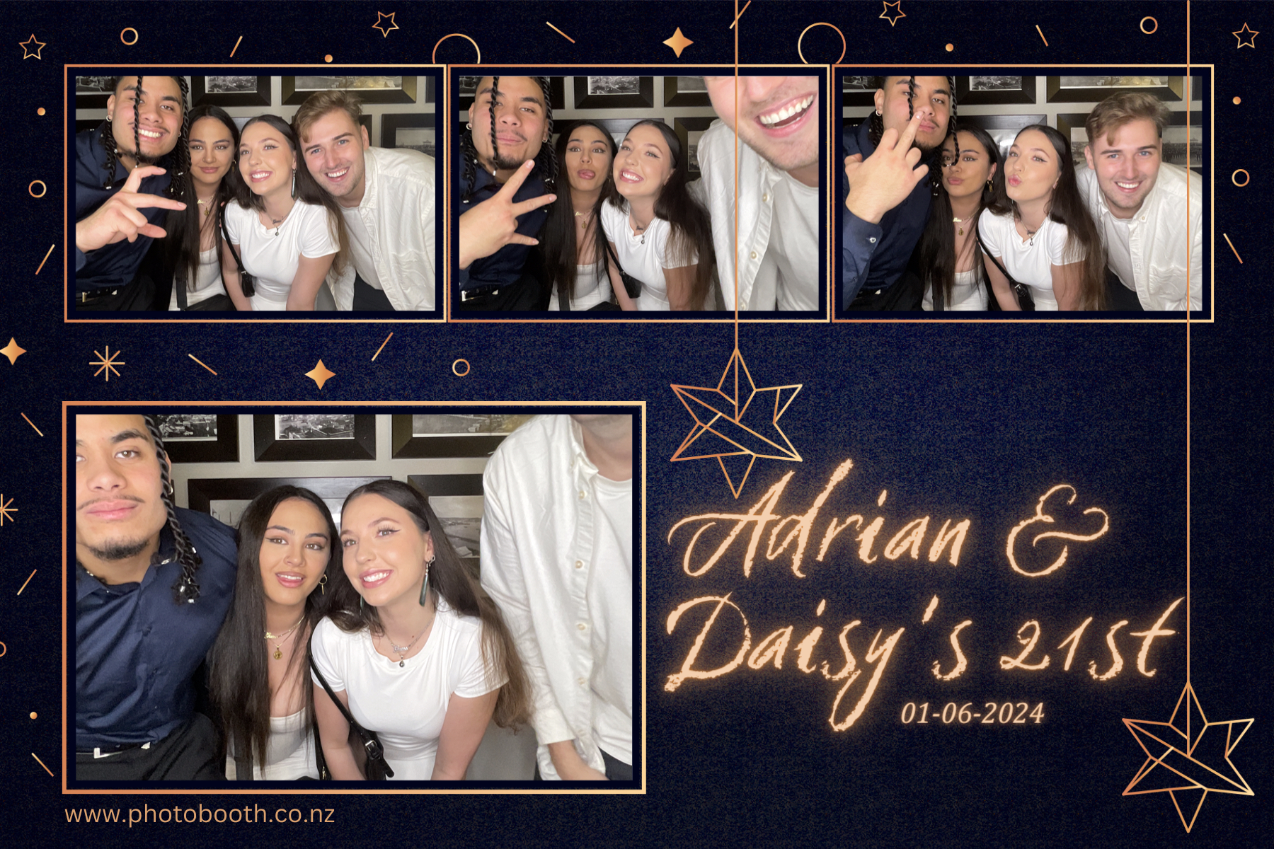 Daisy & Adrian's 21st Birthday | View more photos from the event at gallery.photobooth.co.nz/u/SelfieCentral/Daisy-Adrians-21st-Birthday