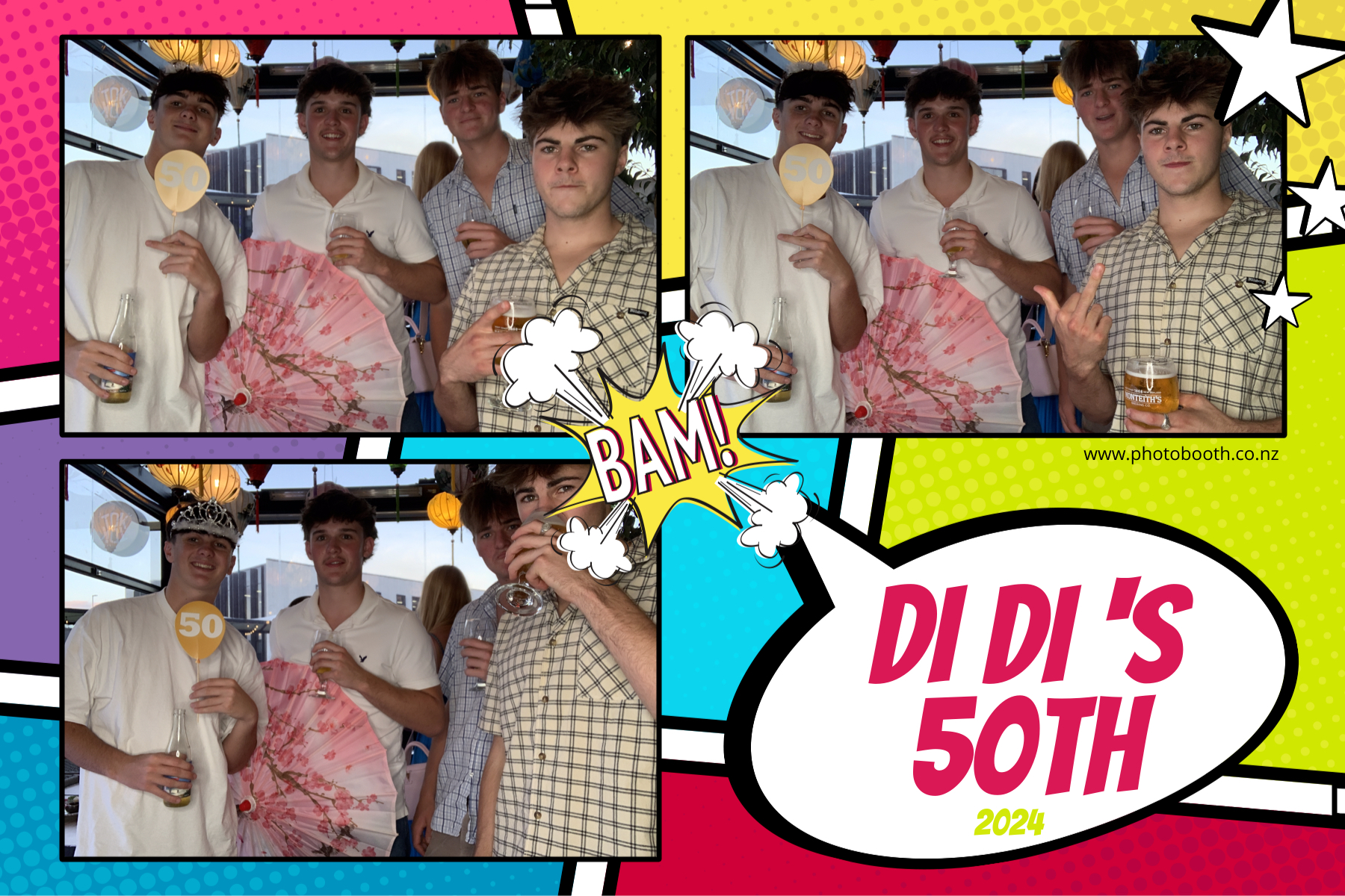 Diane's 50th | View more photos from the event at gallery.photobooth.co.nz/u/SelfieCentral/Dianes-50th