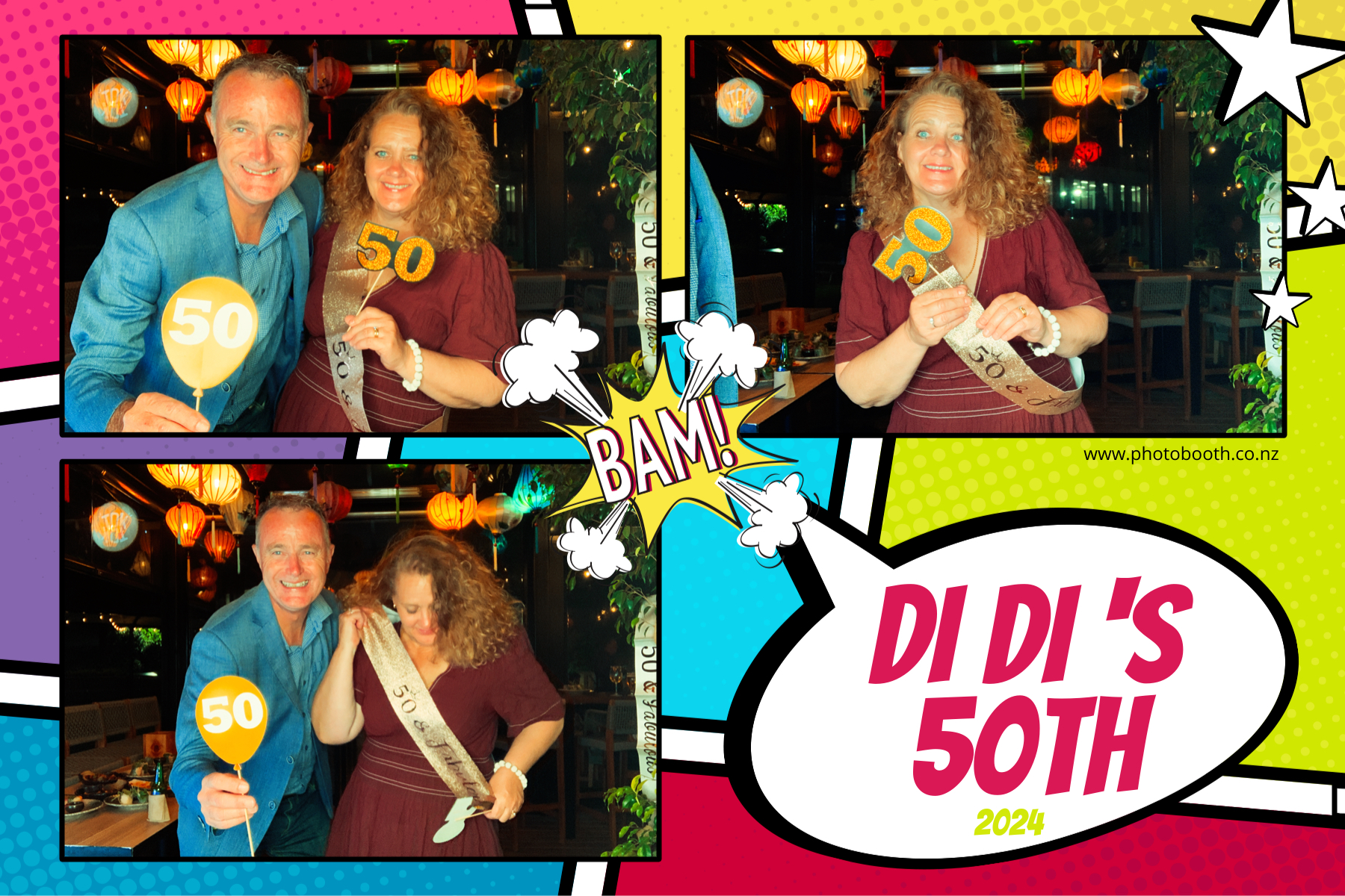 Diane's 50th | View more photos from the event at gallery.photobooth.co.nz/u/SelfieCentral/Dianes-50th
