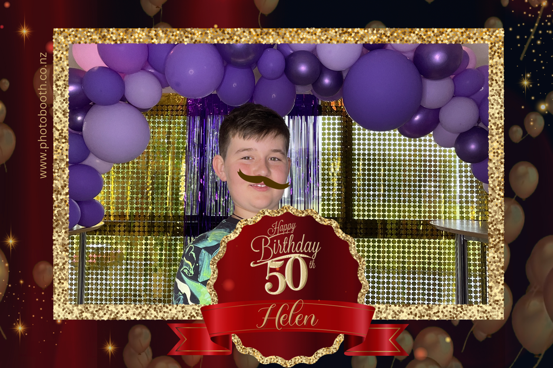 Helen's 50th | View more photos from the event at gallery.photobooth.co.nz/u/SelfieCentral/Helens-50th