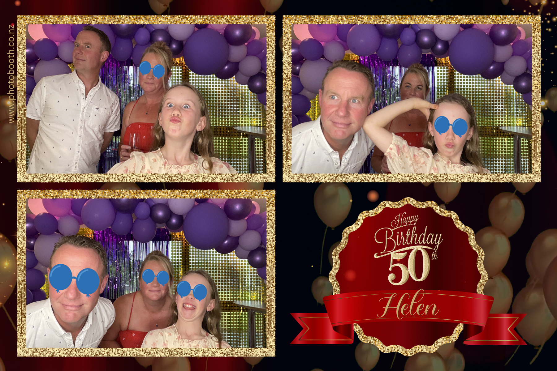 Helen's 50th | View more photos from the event at gallery.photobooth.co.nz/u/SelfieCentral/Helens-50th