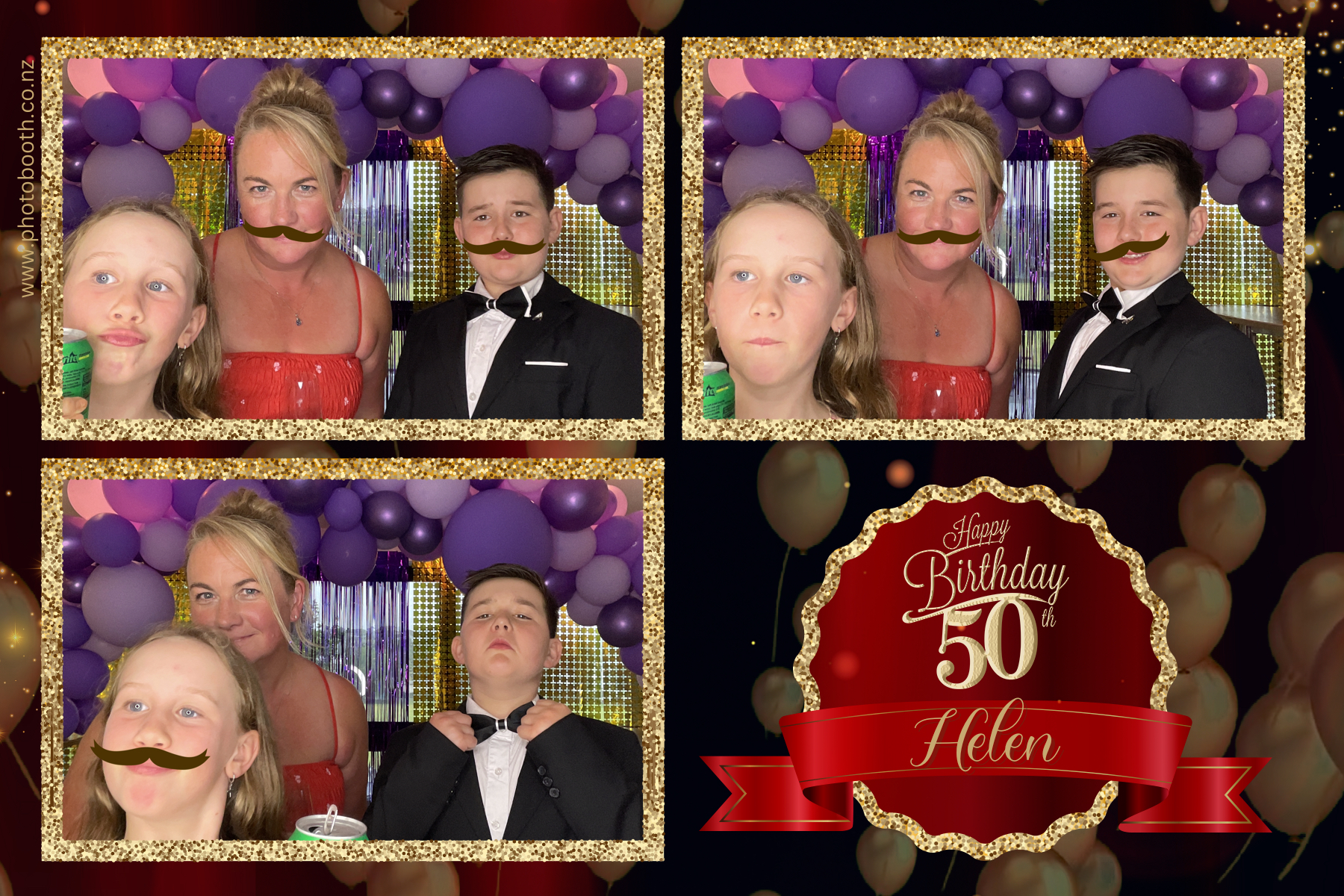 Helen's 50th | View more photos from the event at gallery.photobooth.co.nz/u/SelfieCentral/Helens-50th