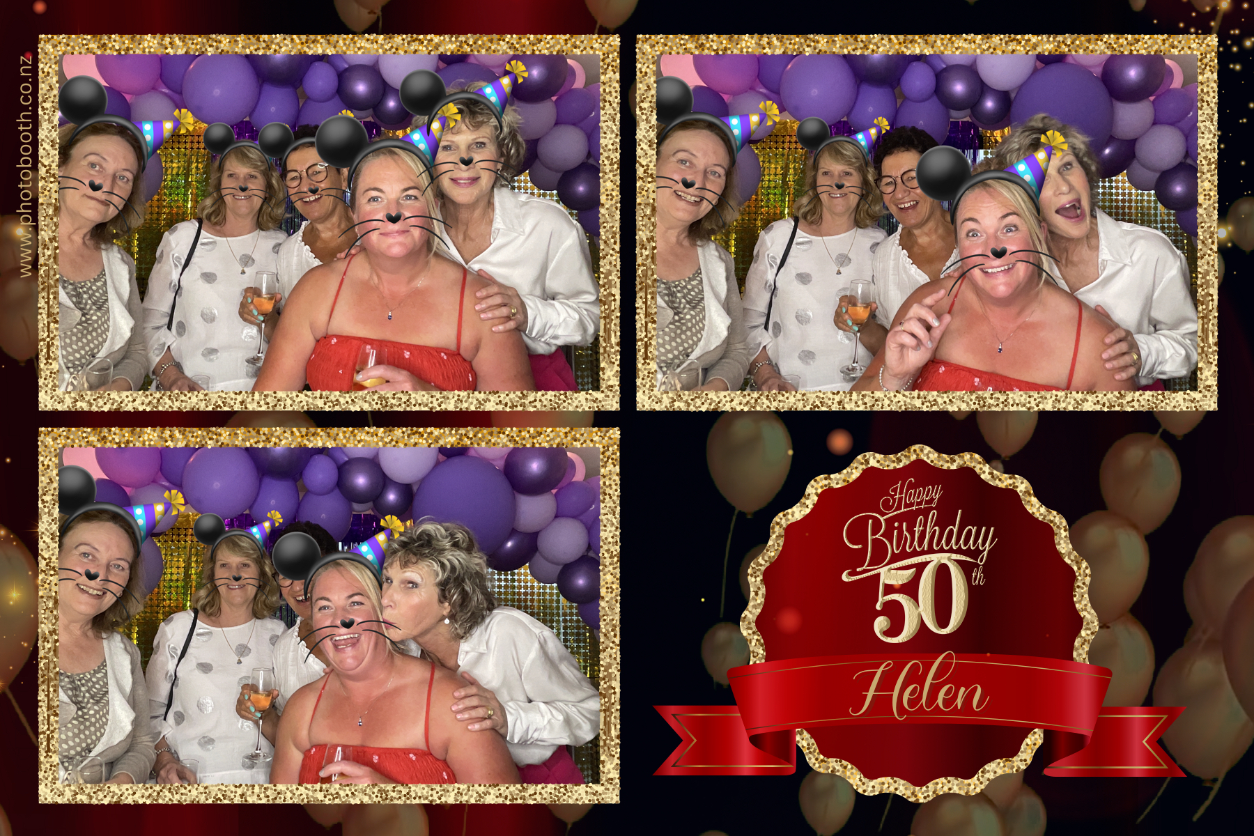 Helen's 50th | View more photos from the event at gallery.photobooth.co.nz/u/SelfieCentral/Helens-50th