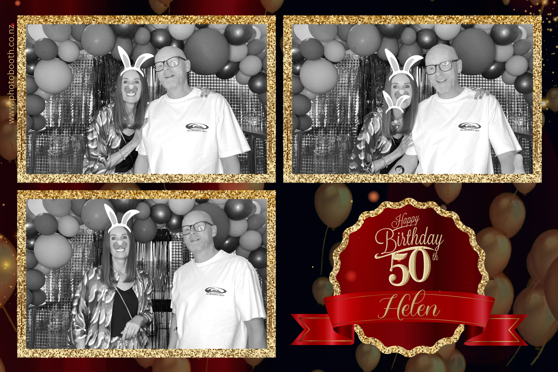 Helen's 50th | View more photos from the event at gallery.photobooth.co.nz/u/SelfieCentral/Helens-50th