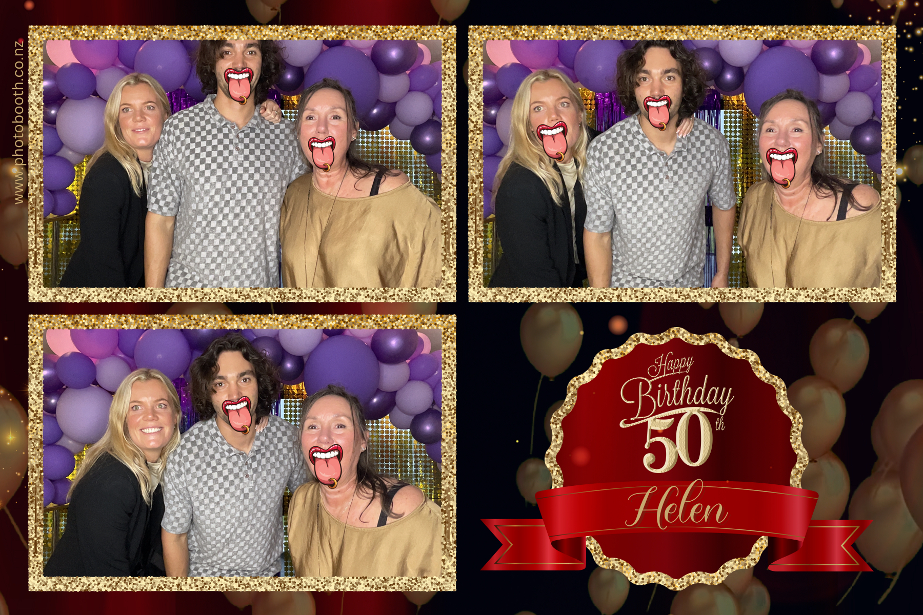 Helen's 50th | View more photos from the event at gallery.photobooth.co.nz/u/SelfieCentral/Helens-50th
