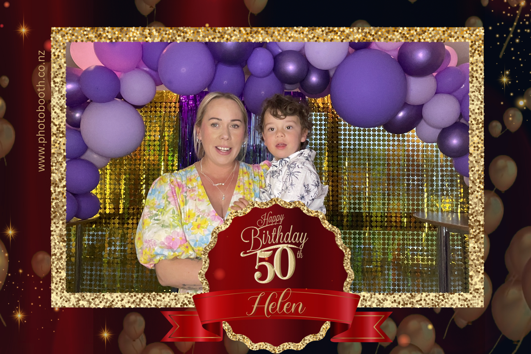 Helen's 50th | View more photos from the event at gallery.photobooth.co.nz/u/SelfieCentral/Helens-50th