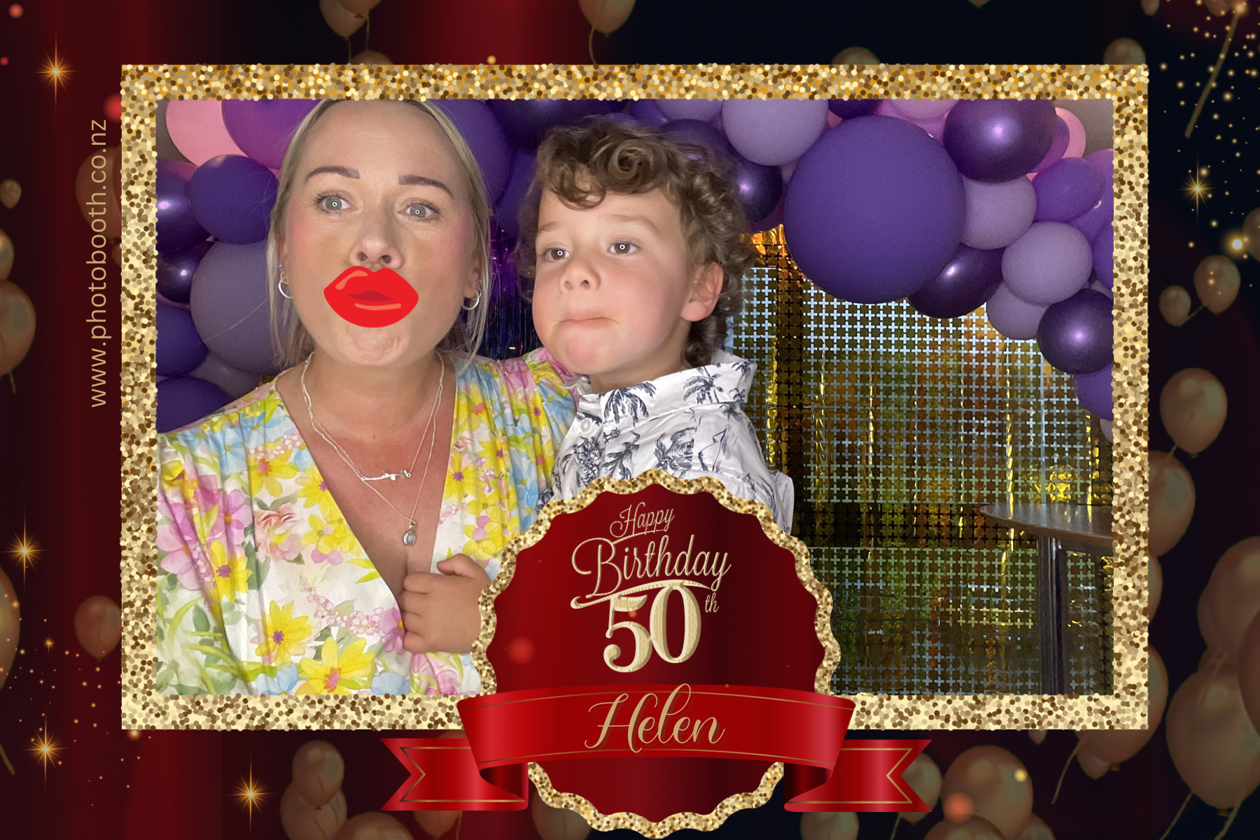 Helen's 50th | View more photos from the event at gallery.photobooth.co.nz/u/SelfieCentral/Helens-50th