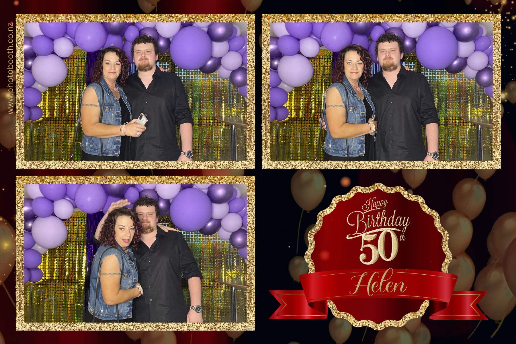 Helen's 50th | View more photos from the event at gallery.photobooth.co.nz/u/SelfieCentral/Helens-50th