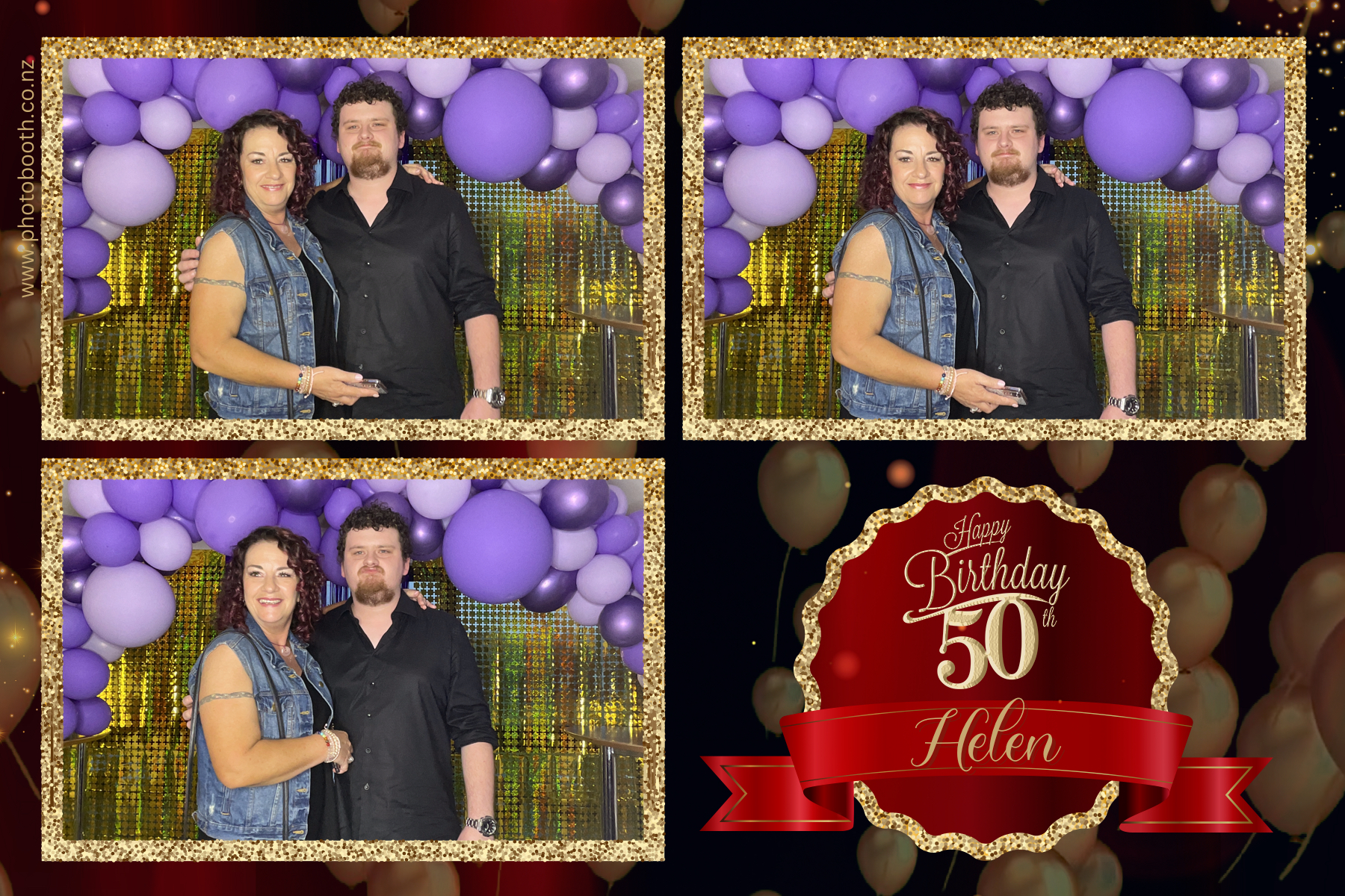Helen's 50th | View more photos from the event at gallery.photobooth.co.nz/u/SelfieCentral/Helens-50th