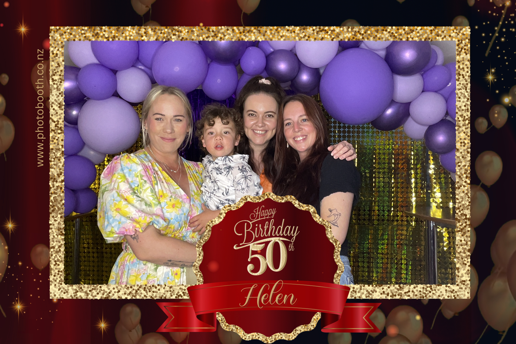 Helen's 50th | View more photos from the event at gallery.photobooth.co.nz/u/SelfieCentral/Helens-50th