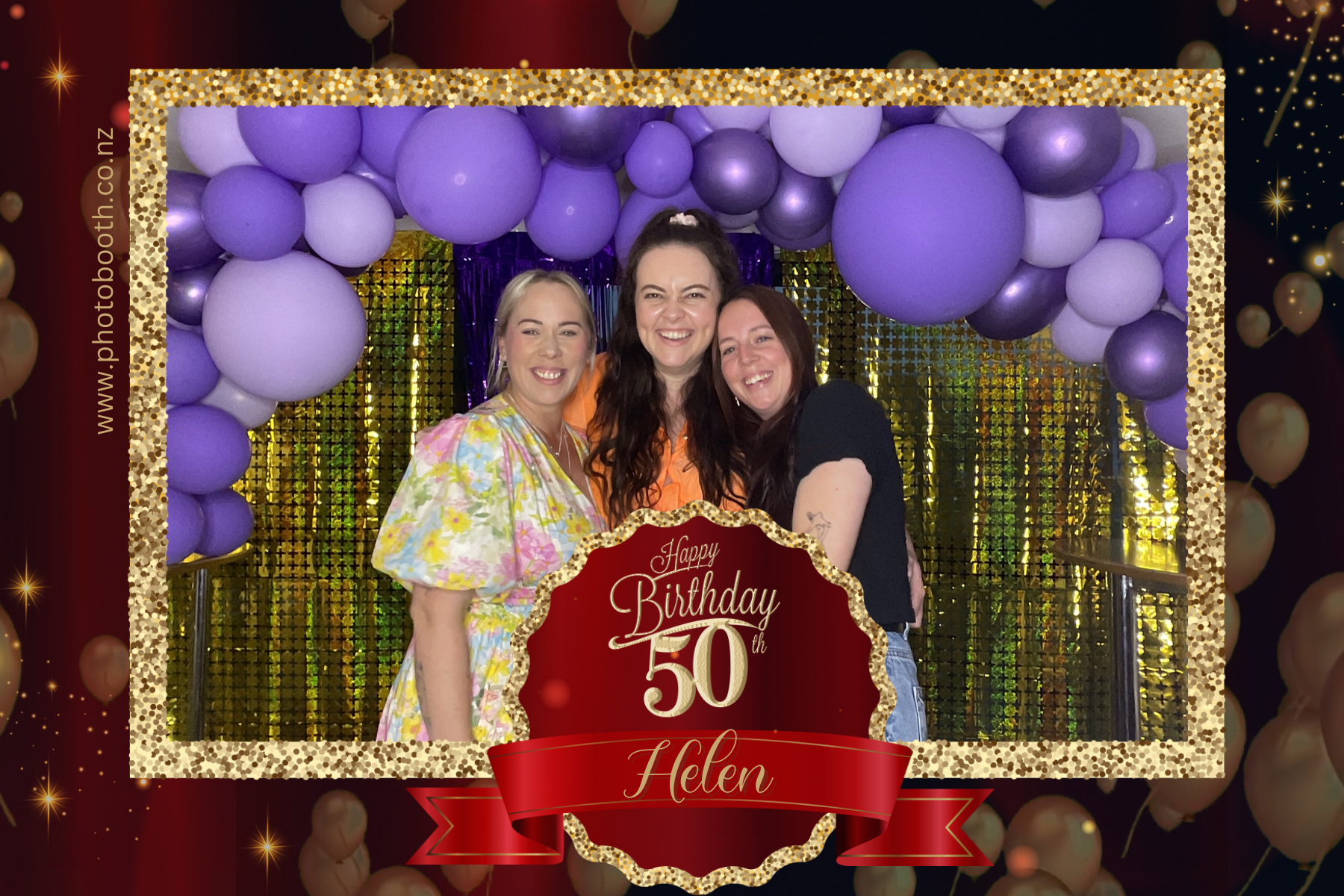 Helen's 50th | View more photos from the event at gallery.photobooth.co.nz/u/SelfieCentral/Helens-50th