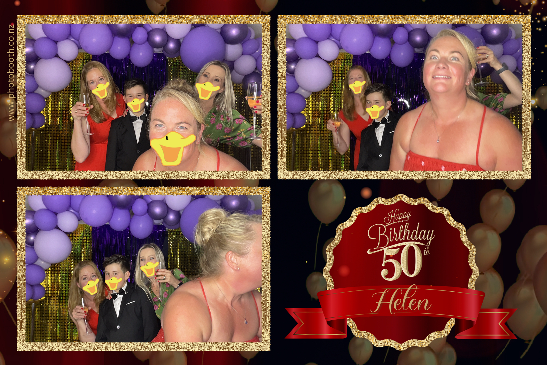 Helen's 50th | View more photos from the event at gallery.photobooth.co.nz/u/SelfieCentral/Helens-50th