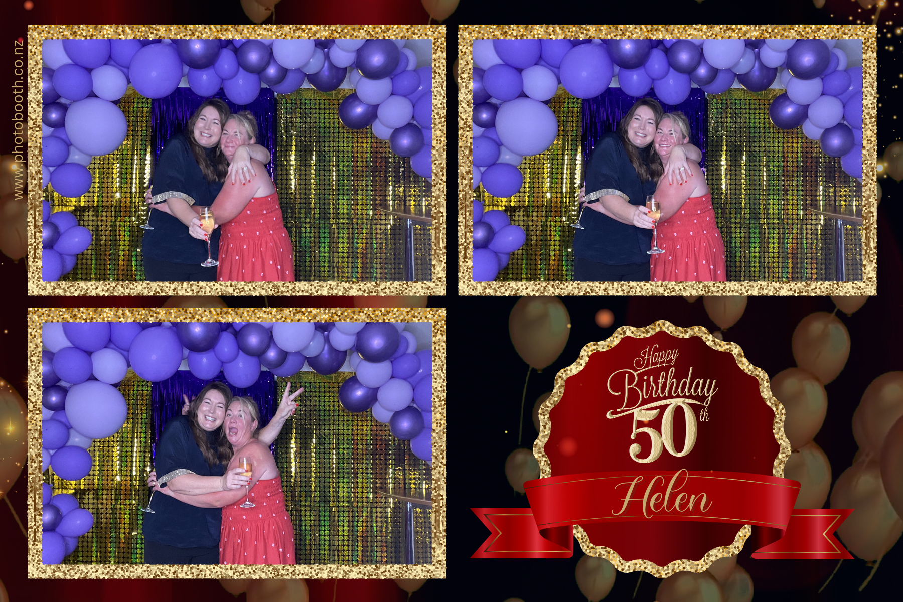 Helen's 50th | View more photos from the event at gallery.photobooth.co.nz/u/SelfieCentral/Helens-50th