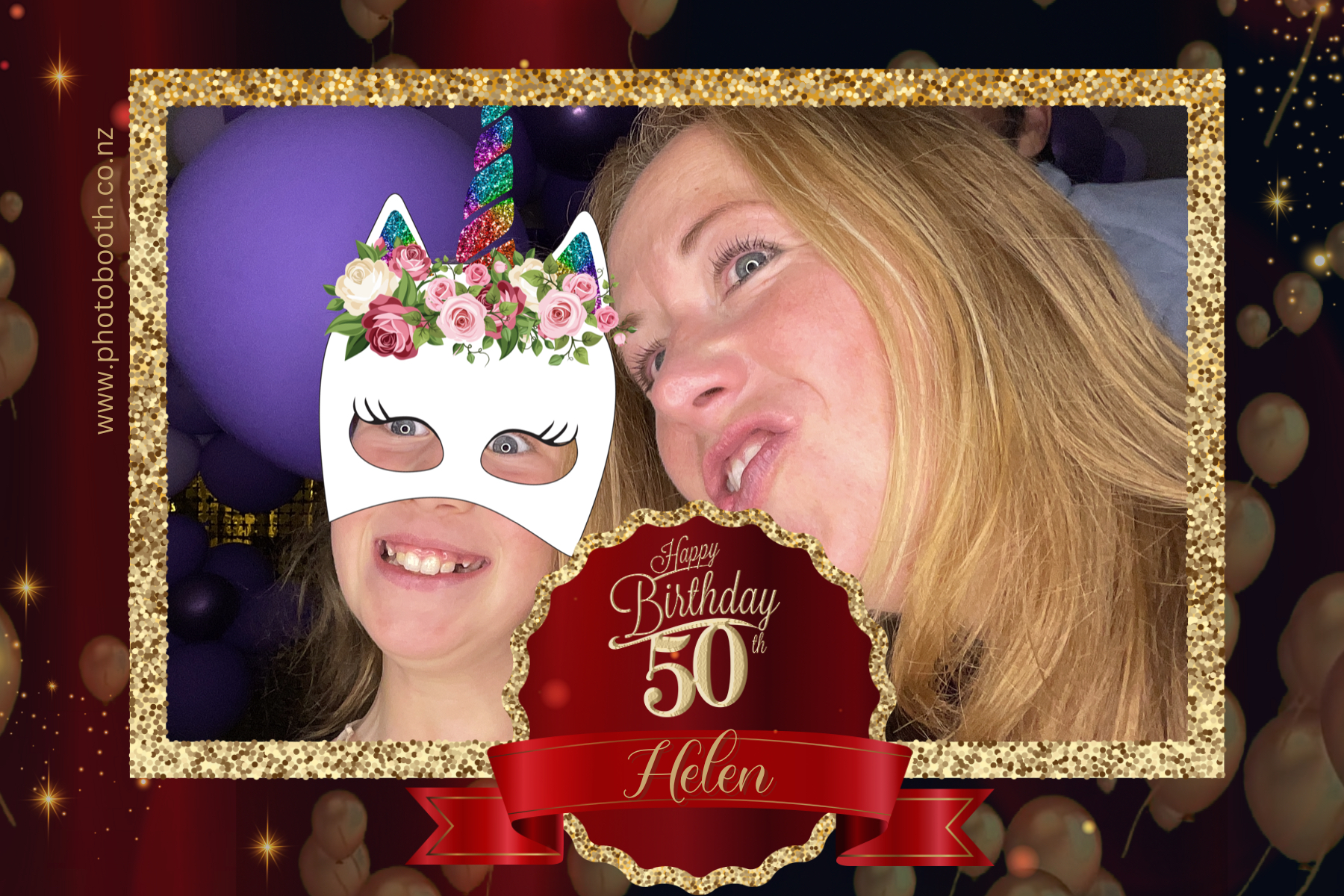 Helen's 50th | View more photos from the event at gallery.photobooth.co.nz/u/SelfieCentral/Helens-50th