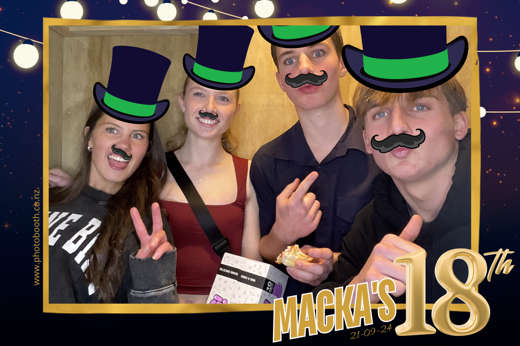 Hugo's 18th | View more photos from the event at gallery.photobooth.co.nz/u/SelfieCentral/Hugos-18th