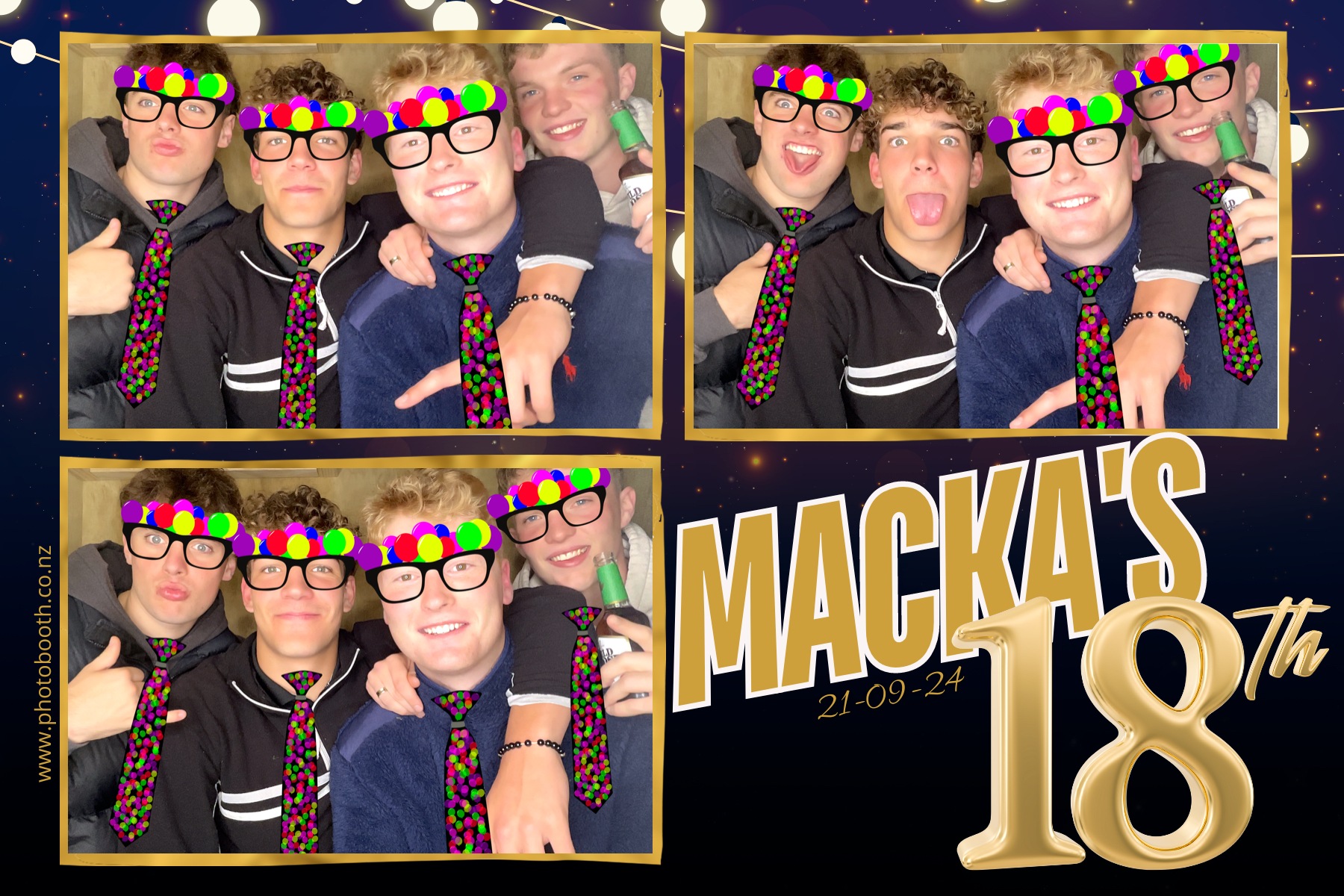 Hugo's 18th | View more photos from the event at gallery.photobooth.co.nz/u/SelfieCentral/Hugos-18th