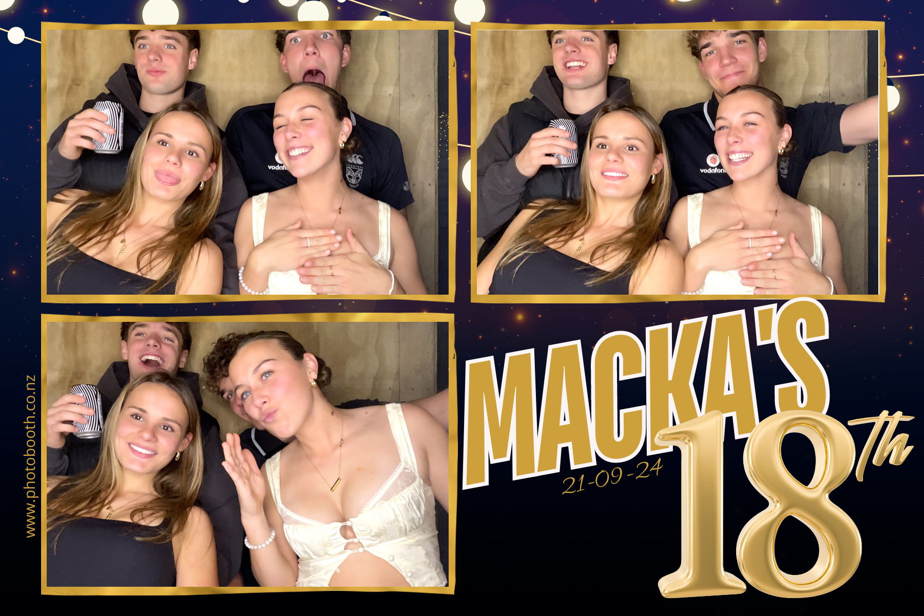 Hugo's 18th | View more photos from the event at gallery.photobooth.co.nz/u/SelfieCentral/Hugos-18th