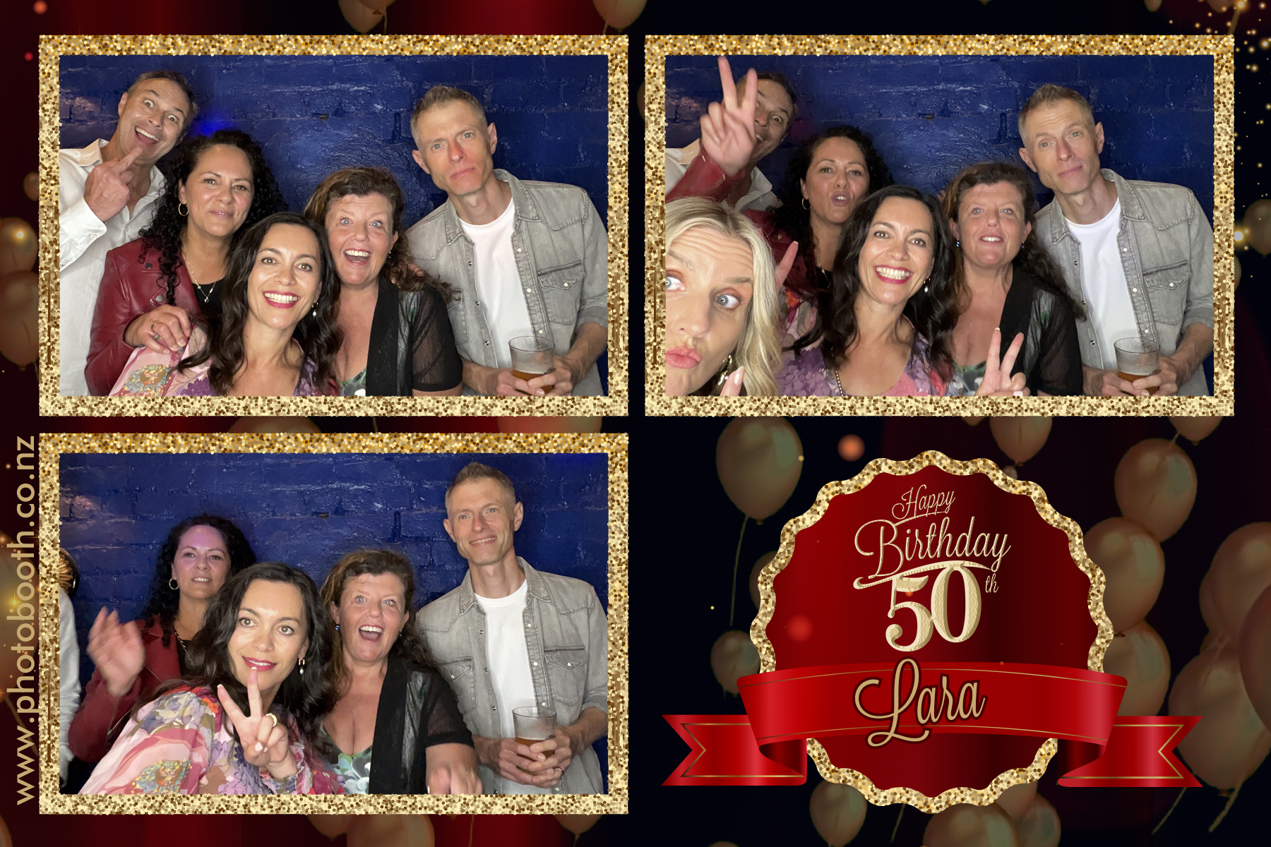 Lara's 50th | View more photos from the event at gallery.photobooth.co.nz/u/SelfieCentral/Laras-50th