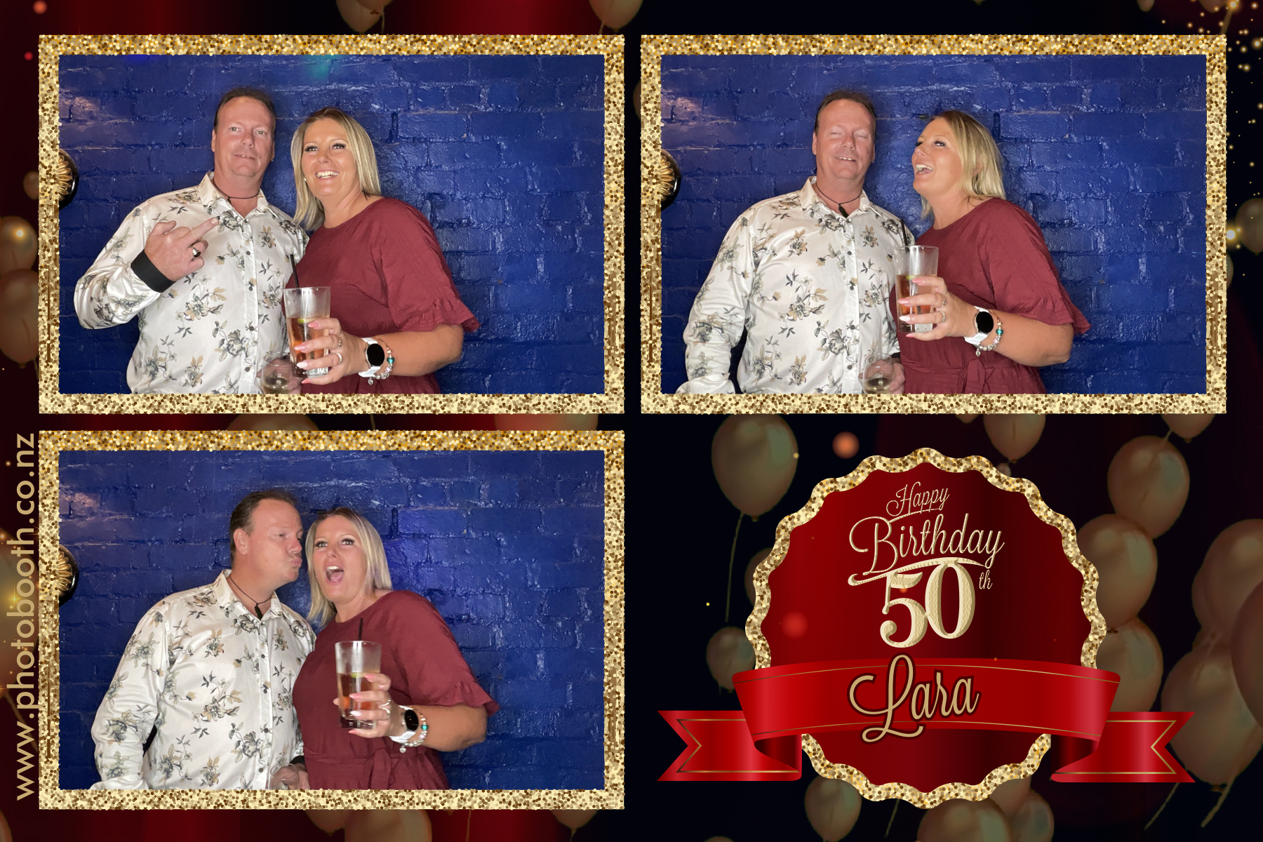 Lara's 50th | View more photos from the event at gallery.photobooth.co.nz/u/SelfieCentral/Laras-50th