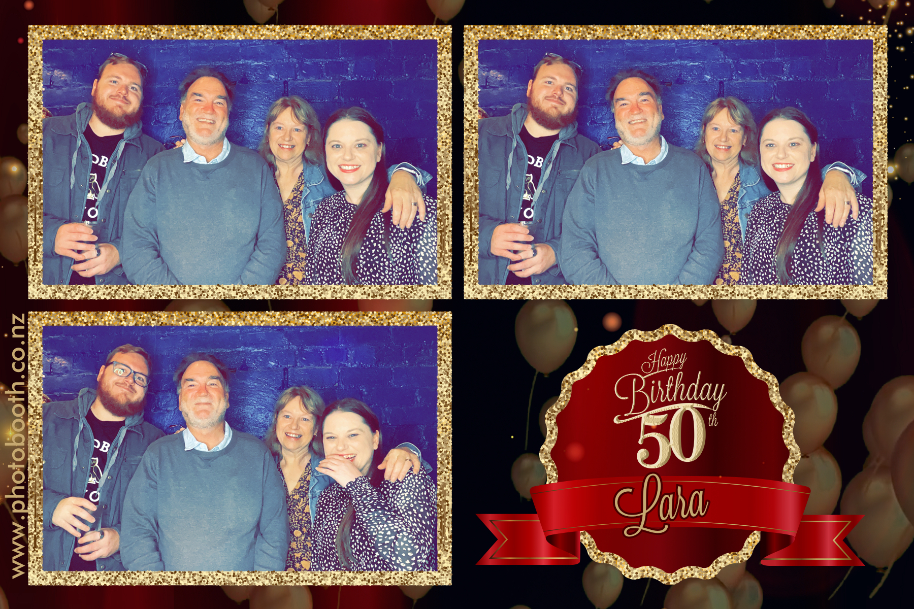 Lara's 50th | View more photos from the event at gallery.photobooth.co.nz/u/SelfieCentral/Laras-50th