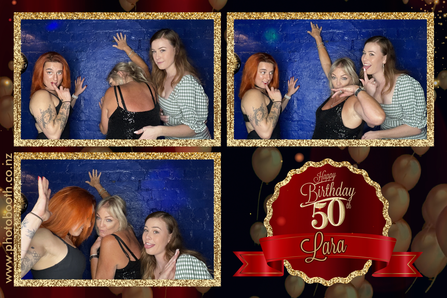 Lara's 50th | View more photos from the event at gallery.photobooth.co.nz/u/SelfieCentral/Laras-50th