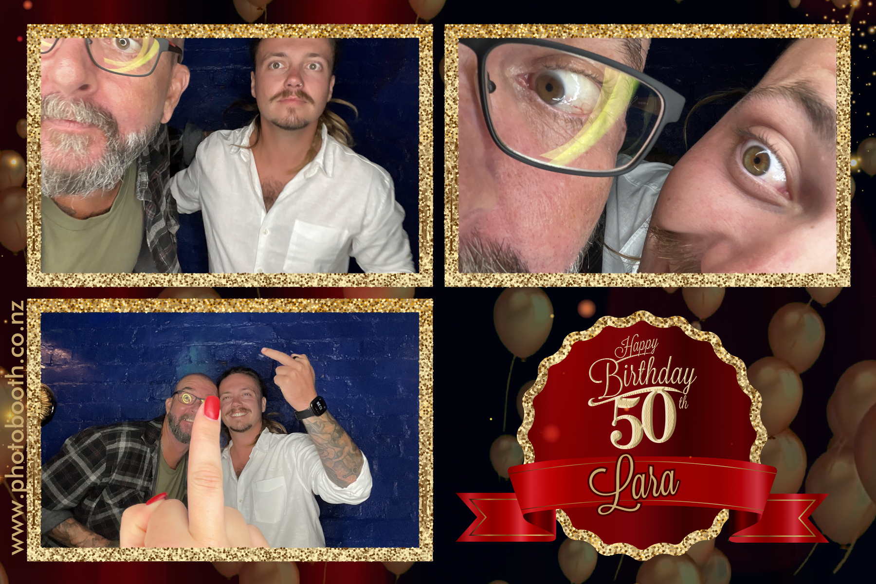 Lara's 50th | View more photos from the event at gallery.photobooth.co.nz/u/SelfieCentral/Laras-50th