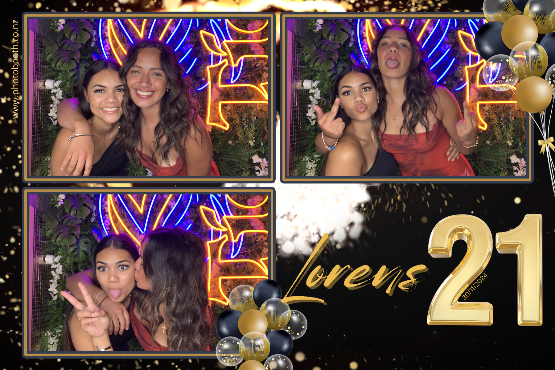 Lorens 21st | View more photos from the event at gallery.photobooth.co.nz/u/SelfieCentral/Lorens-21st