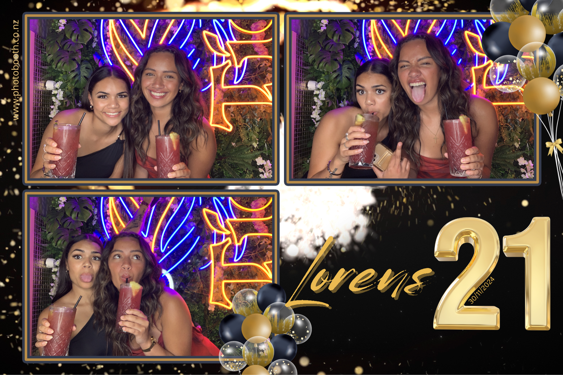 Lorens 21st | View more photos from the event at gallery.photobooth.co.nz/u/SelfieCentral/Lorens-21st