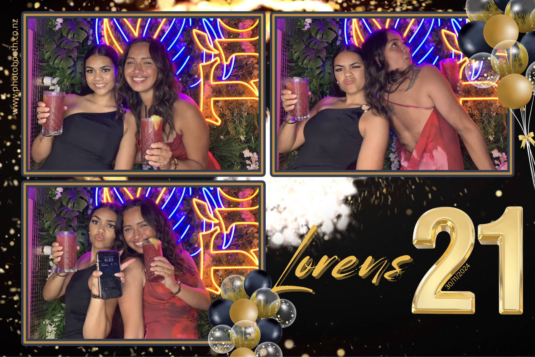 Lorens 21st | View more photos from the event at gallery.photobooth.co.nz/u/SelfieCentral/Lorens-21st